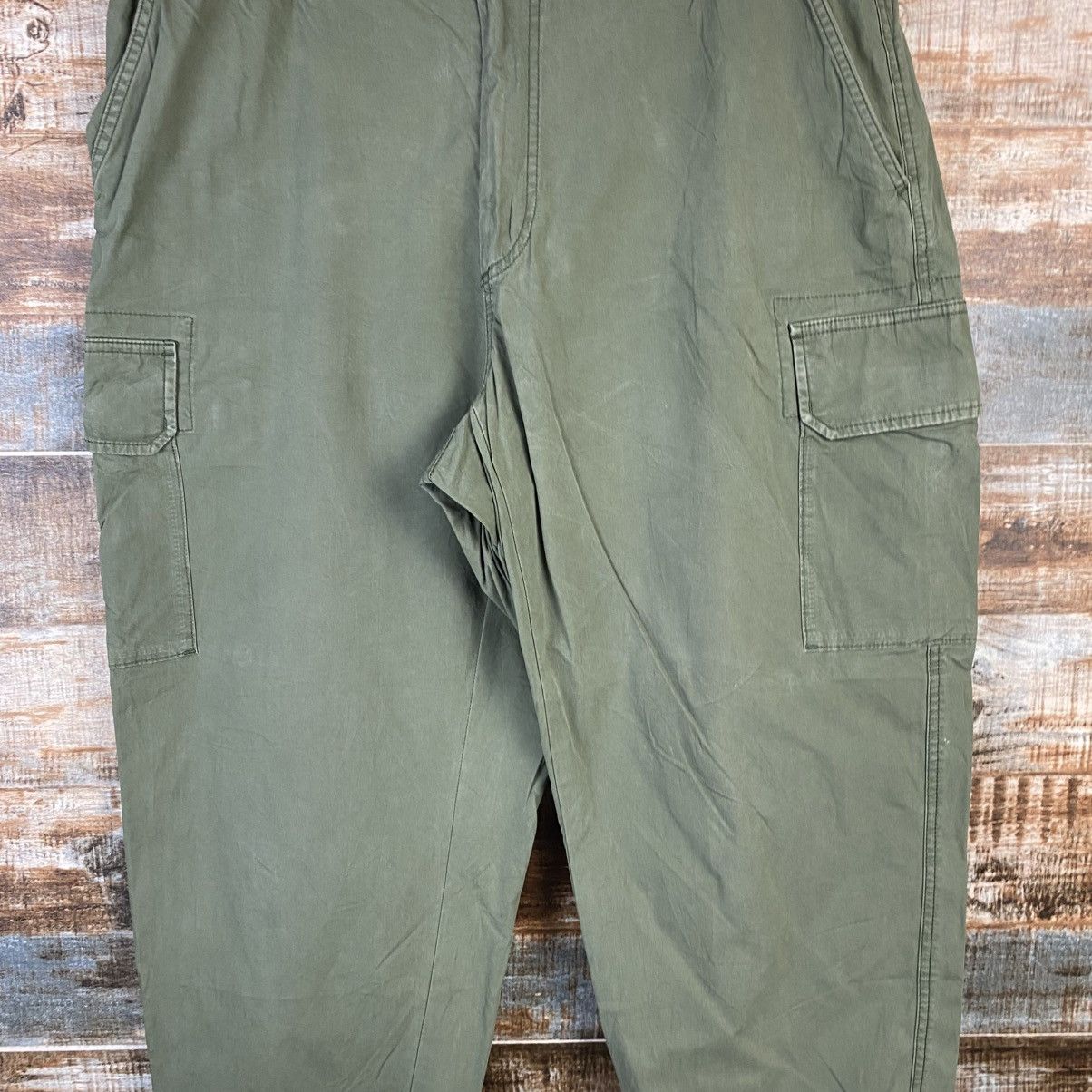 Japanese Brand DL Uniqlo Green Cargo Multipocket Joggers Pants #C892 Size US 35 - 5 Thumbnail