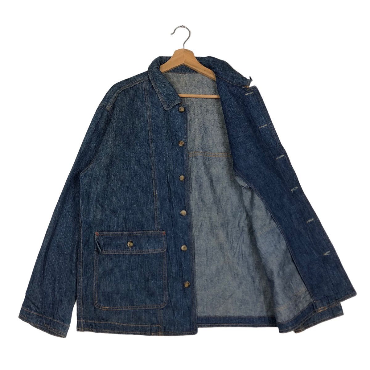 Japanese Brand 🔥90’s Denim Work Jacket Japan Made Size US M / EU 48-50 / 2 - 9 Thumbnail