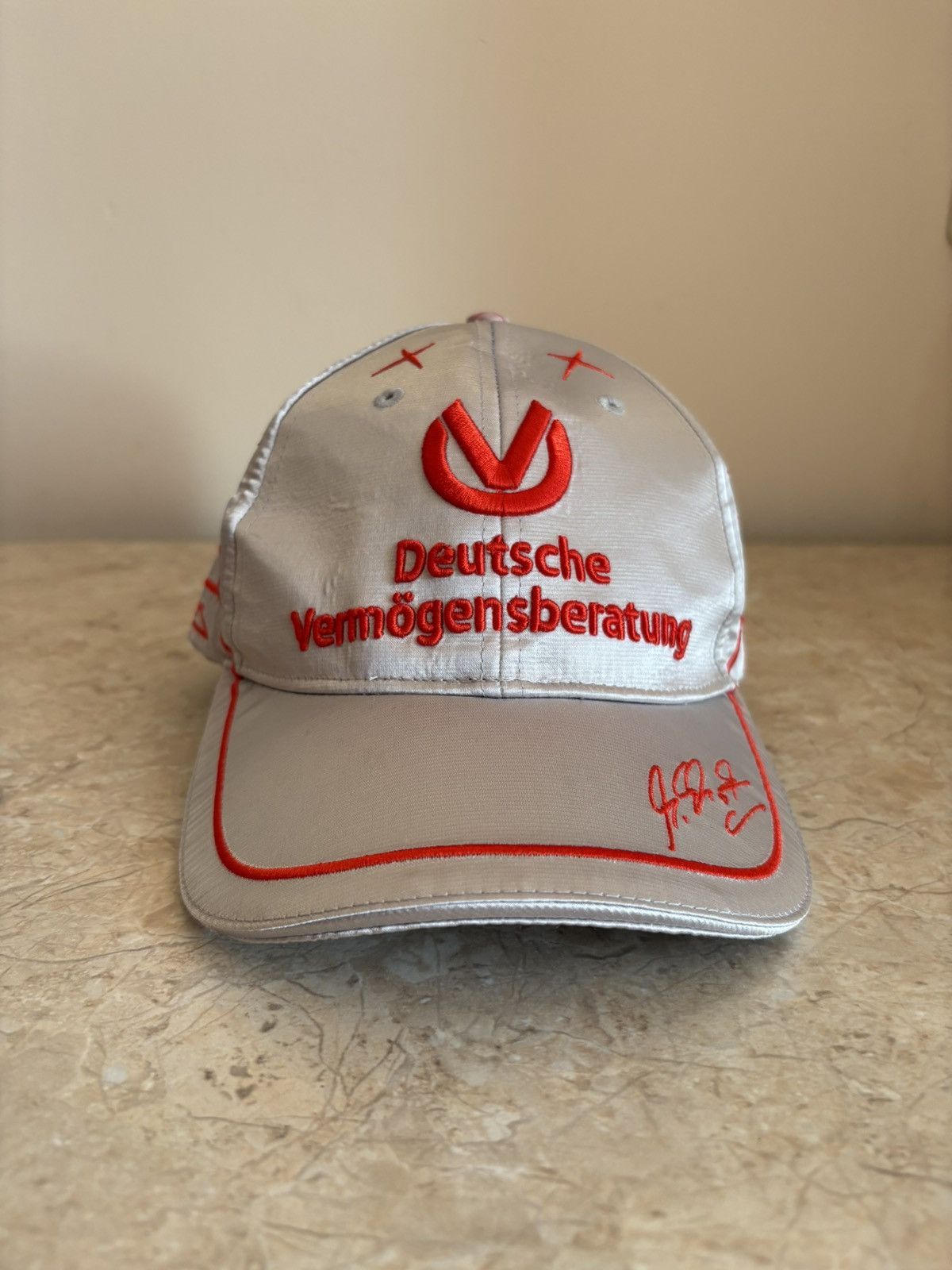 Ferrari Vintage Ferrari Michael Schumacher hype y2k racing style cap Size ONE SIZE - 1 Thumbnail