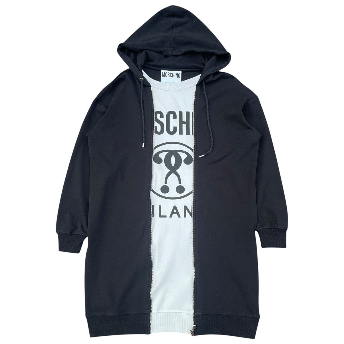 Moschino Moschino Hooded Track Jacket Size L / US 10 / IT 46 - 2 Thumbnail