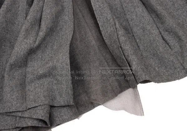 Comme des Garcons Comme Des Garcons size M Gray Vintage Pleated Tulle Half S Size 22" - 6 Thumbnail