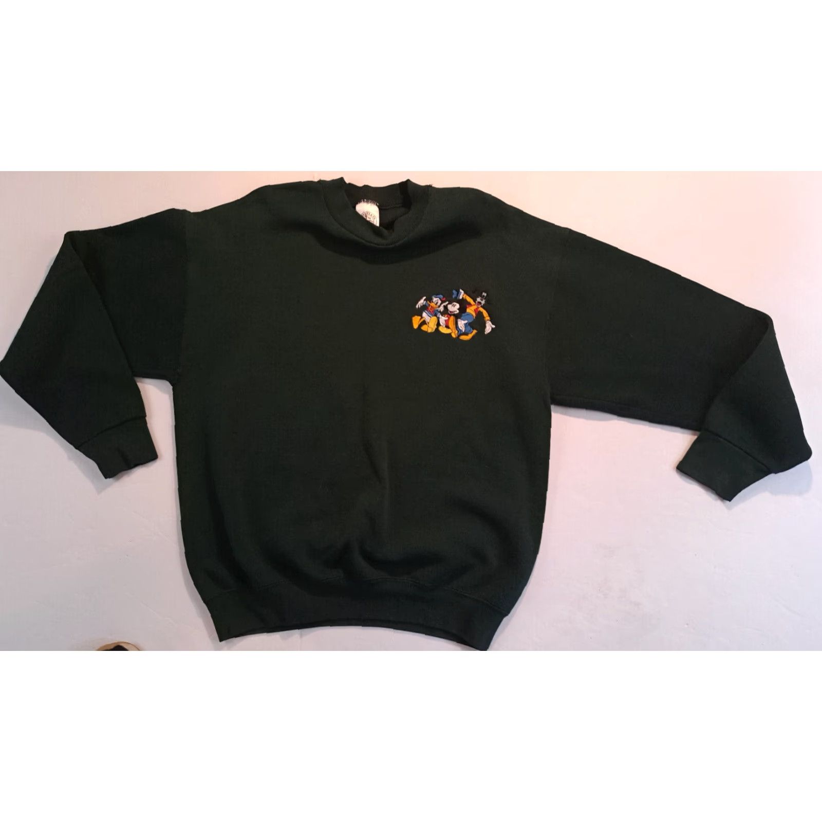 X-LARGE Dancing Donald, Mickey, and Goofy X-Large USA Made Sweatshirt Mickey&Company Green Size US XL / EU 56 / 4 - 3 Thumbnail