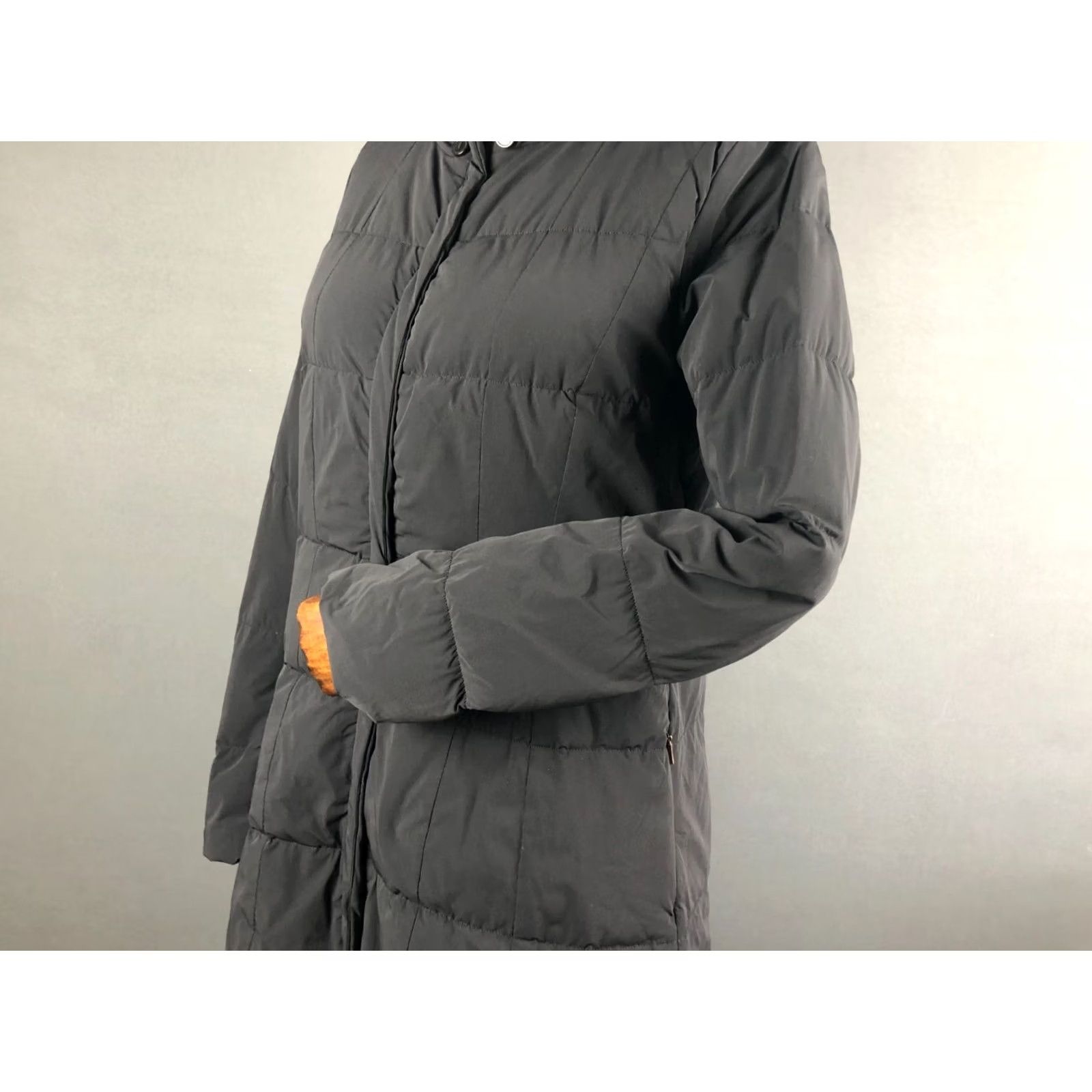 Vintage Weekend Max Mara Arctic Coat Women's Size 12 Black Polyamide Hooded Full Zip Size XL / US 12-14 / IT 48-50 - 6 Thumbnail
