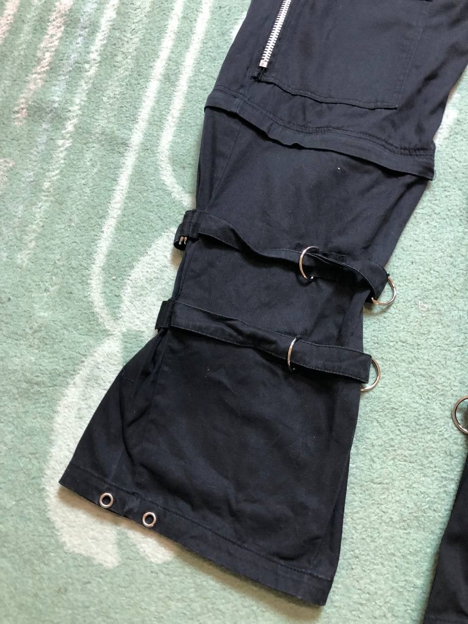 Vintage Vintage black denim pants Y2K Living Dead Souls Size US 38 / EU 54 - 7 Thumbnail