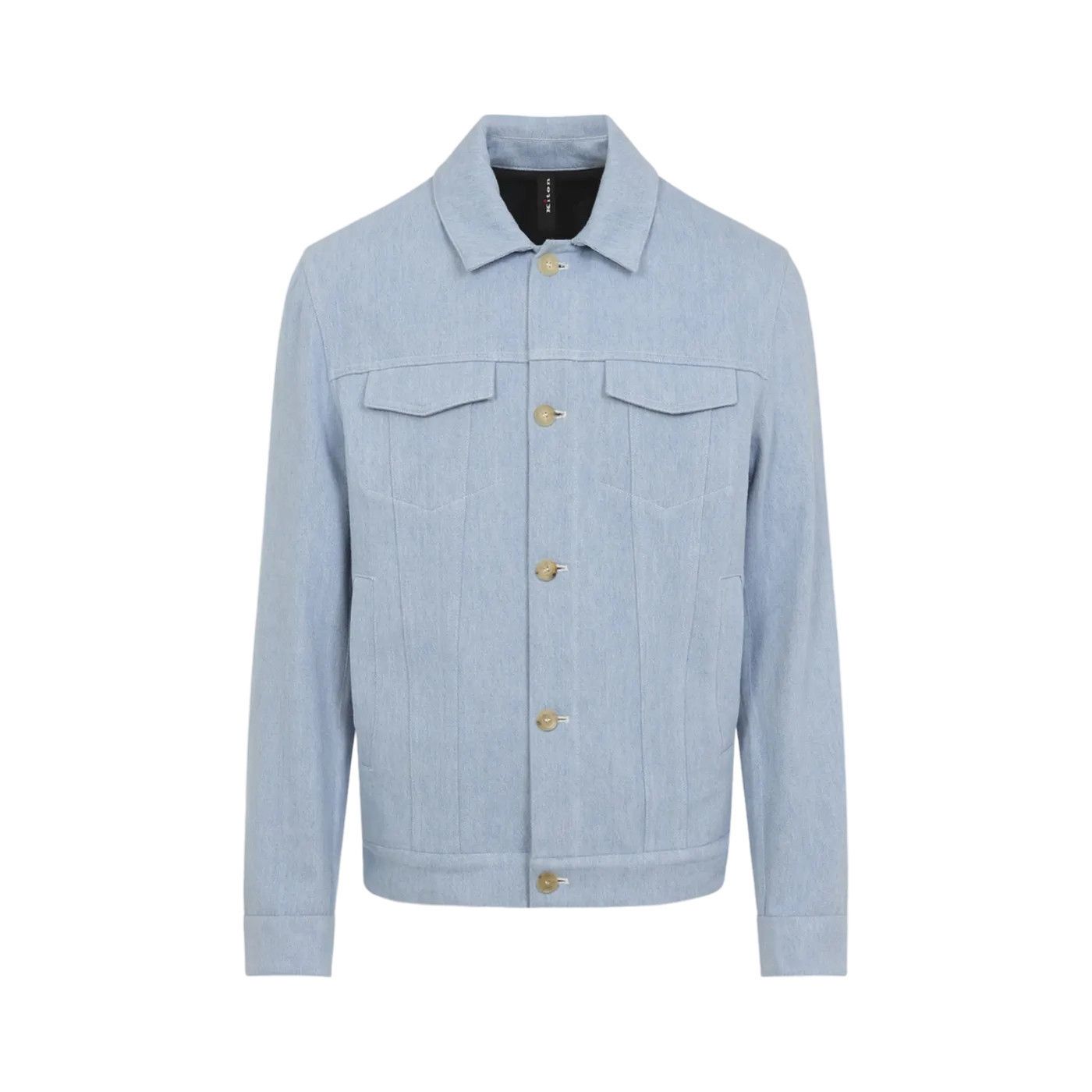 Kiton KITON Blue Cotton Jacket New & Authentic (Men's size:L;) Size US L / EU 52-54 / 3 - 1 Thumbnail