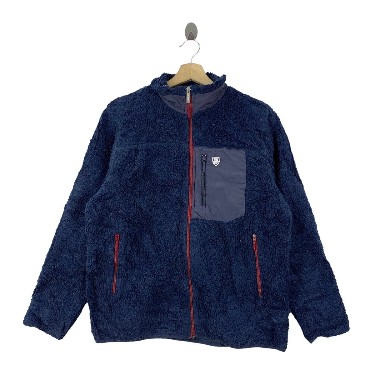 Japanese Brand KENT Japanese Sports Retro Classic-X Design Fleece Jacket Size US M / EU 48-50 / 2 - 1 Thumbnail