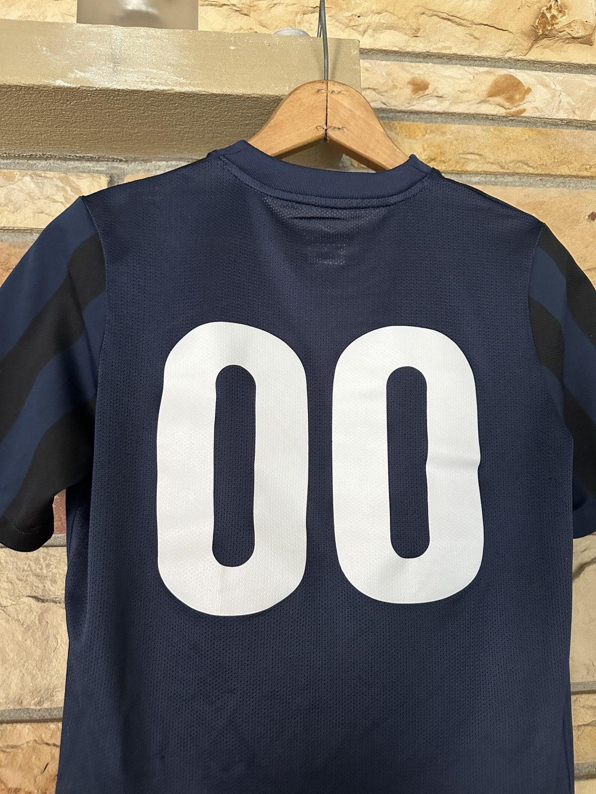 Nike Y2K Nike Michigan Tigers Striped Soccer Jersey Size US S / EU 44-46 / 1 - 6 Thumbnail