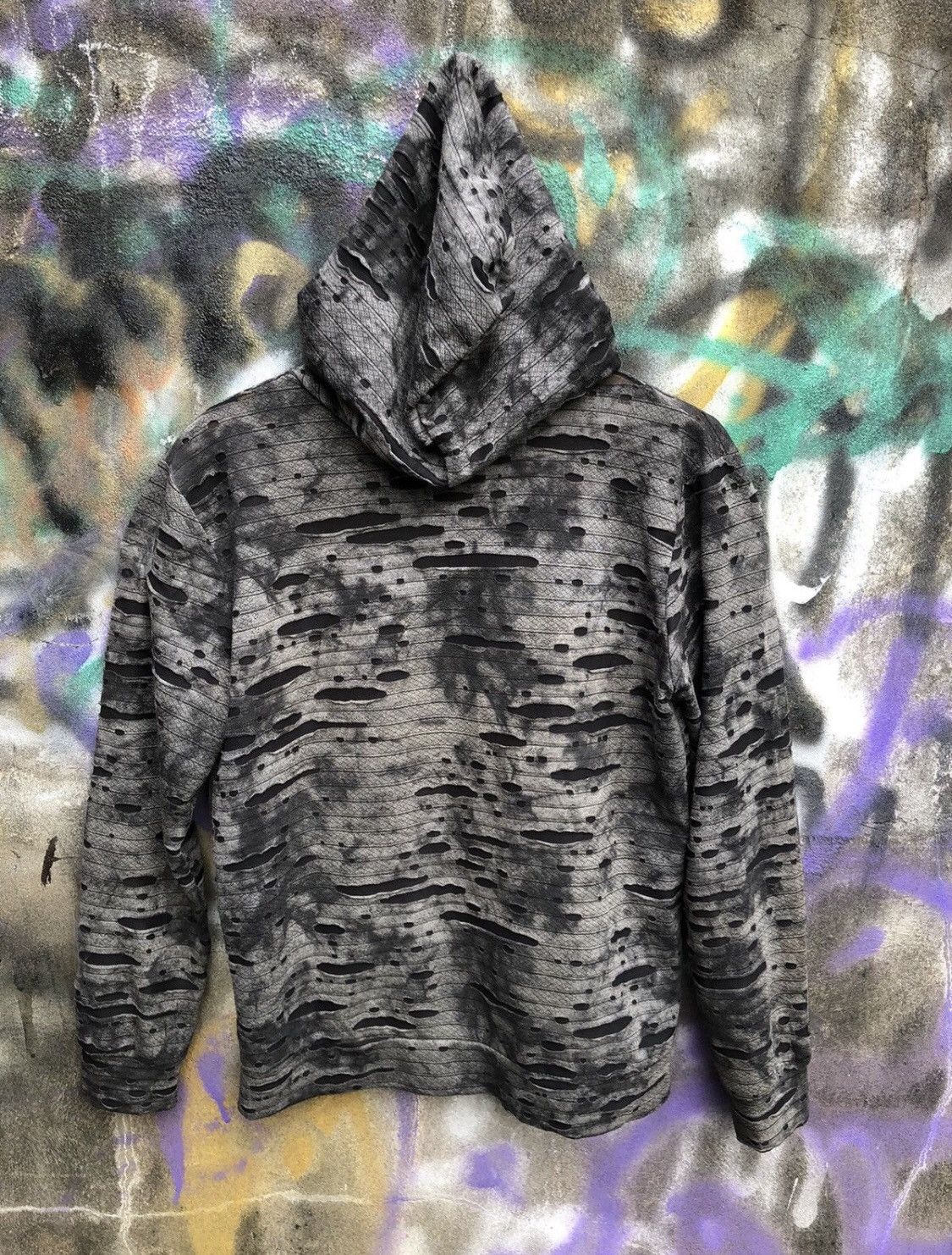 If Six Was Nine × Japanese Brand × Le Grande Bleu (L.G.B.) Japanese Brand - Distressed Hoodie Zipper Jacket Grunge Punk Size US L / EU 52-54 / 3 - 3 Thumbnail