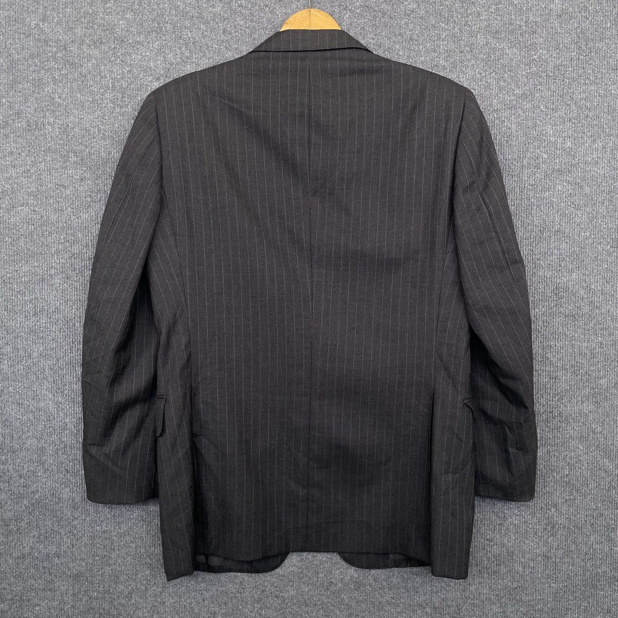 Burberry × Designer × Vintage Vintage Burberrys Stripes Wool Blazer Size 38R - 8 Thumbnail
