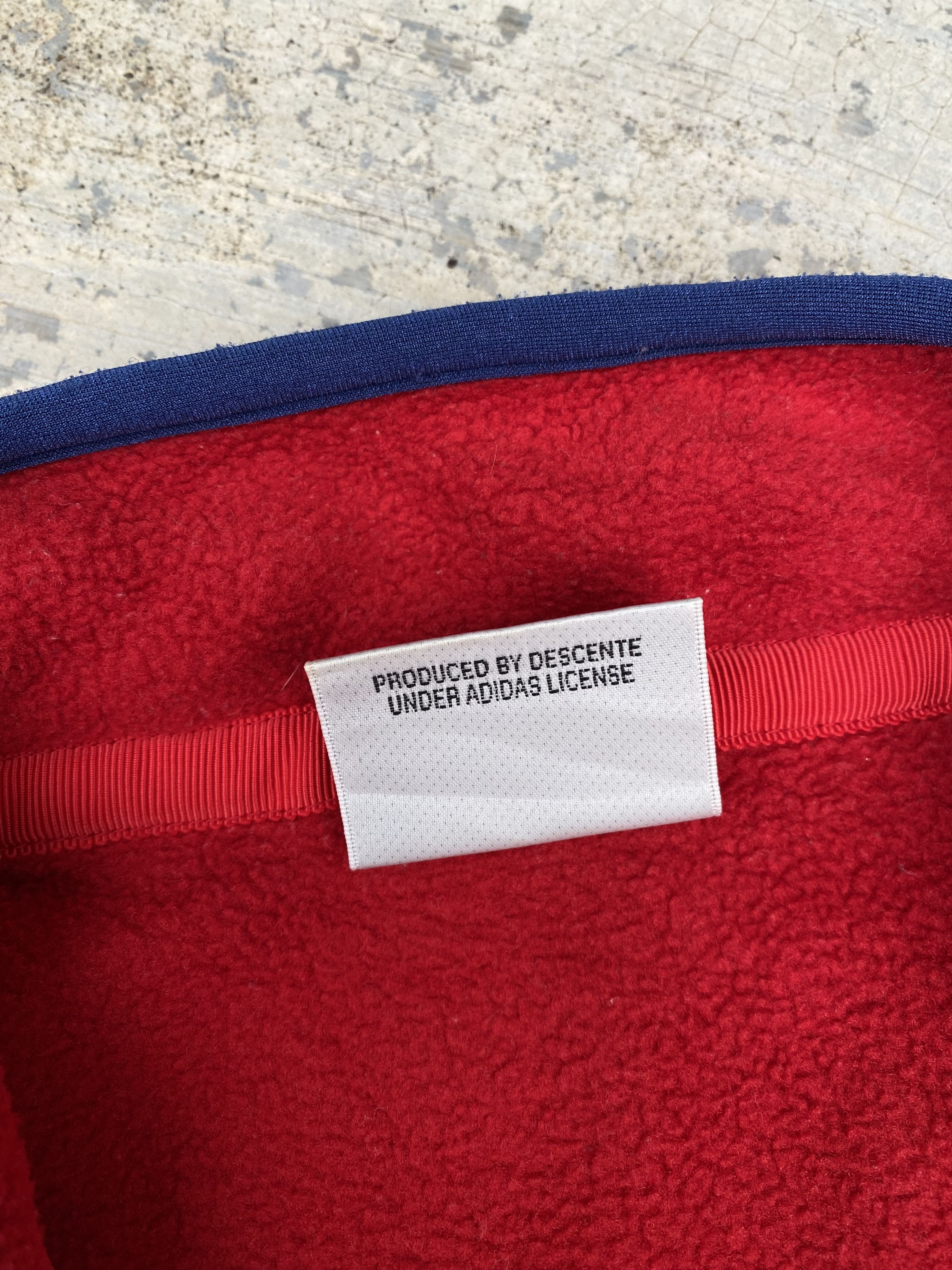 Adidas × Descente AW Vintage Adidas by descente half zipper fleece sweater Size US L / EU 52-54 / 3 - 7 Thumbnail
