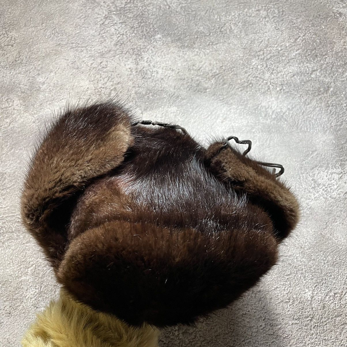 Vintage Vintage 90s Mohair Ushanka Beanie Grunge Alt Streetwear OS Size ONE SIZE - 7 Thumbnail