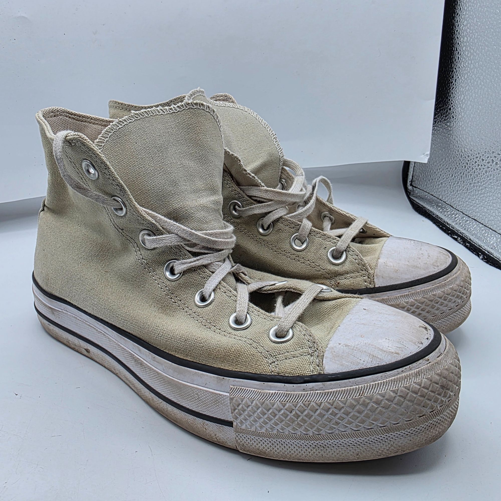 Converse Converse Lift Platform Womens Size 8.5 Sneakers Light Green Size US 8.5 / IT 38.5 - 1 Thumbnail