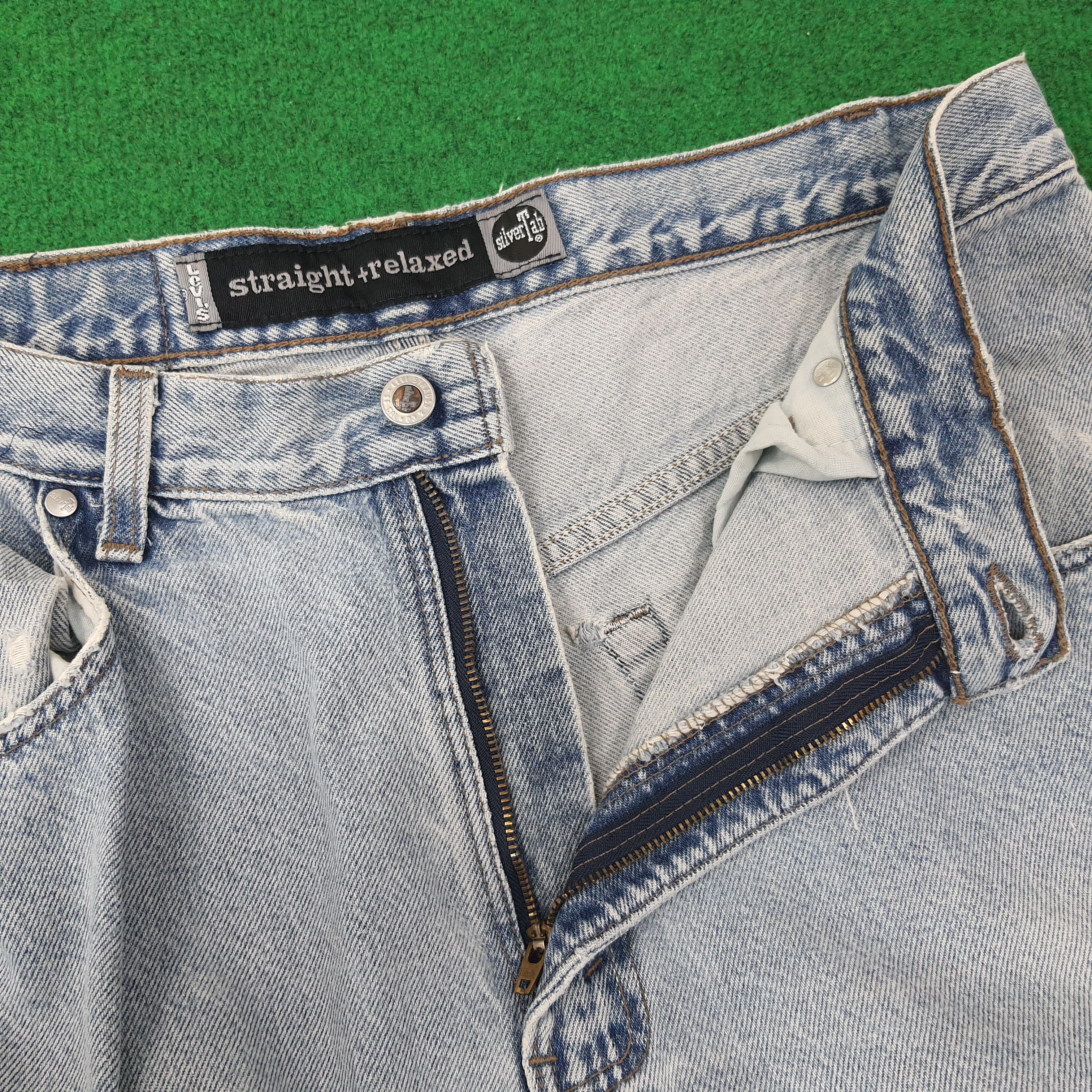 Levi's Vintage Levi's Silver Tab Straight Fit Jeans C244N23 Size US 33 - 5 Thumbnail