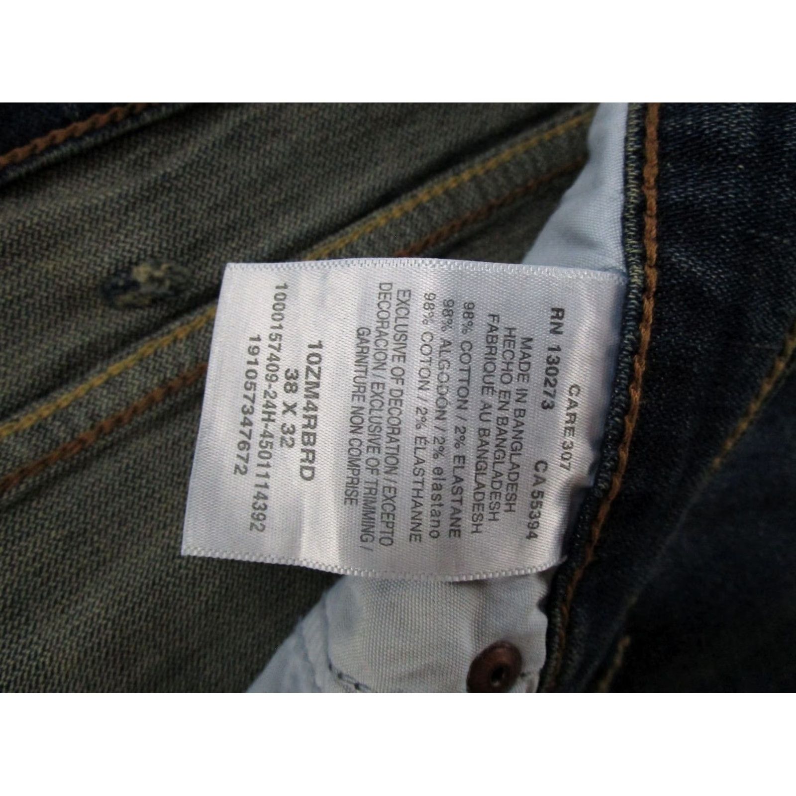 Wrangler Wrangler Jeans Mens 38x32 Blue Denim Stretch Straight NEW Size US 38 / EU 54 - 5 Thumbnail