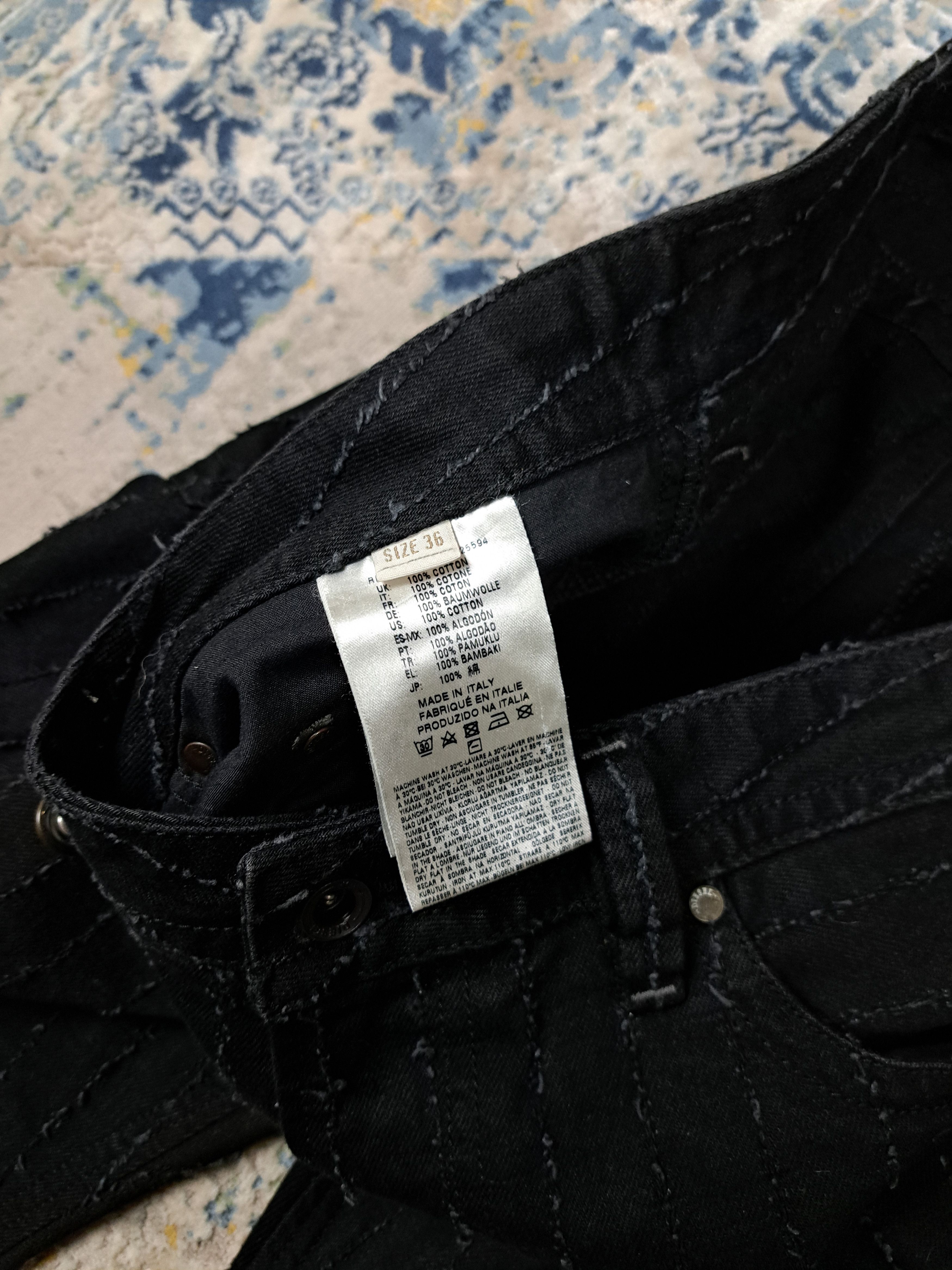 Diesel Diesel Thavar Made in Italy Distressed Denim Archive y2k Size US 36 / EU 52 - 5 Thumbnail