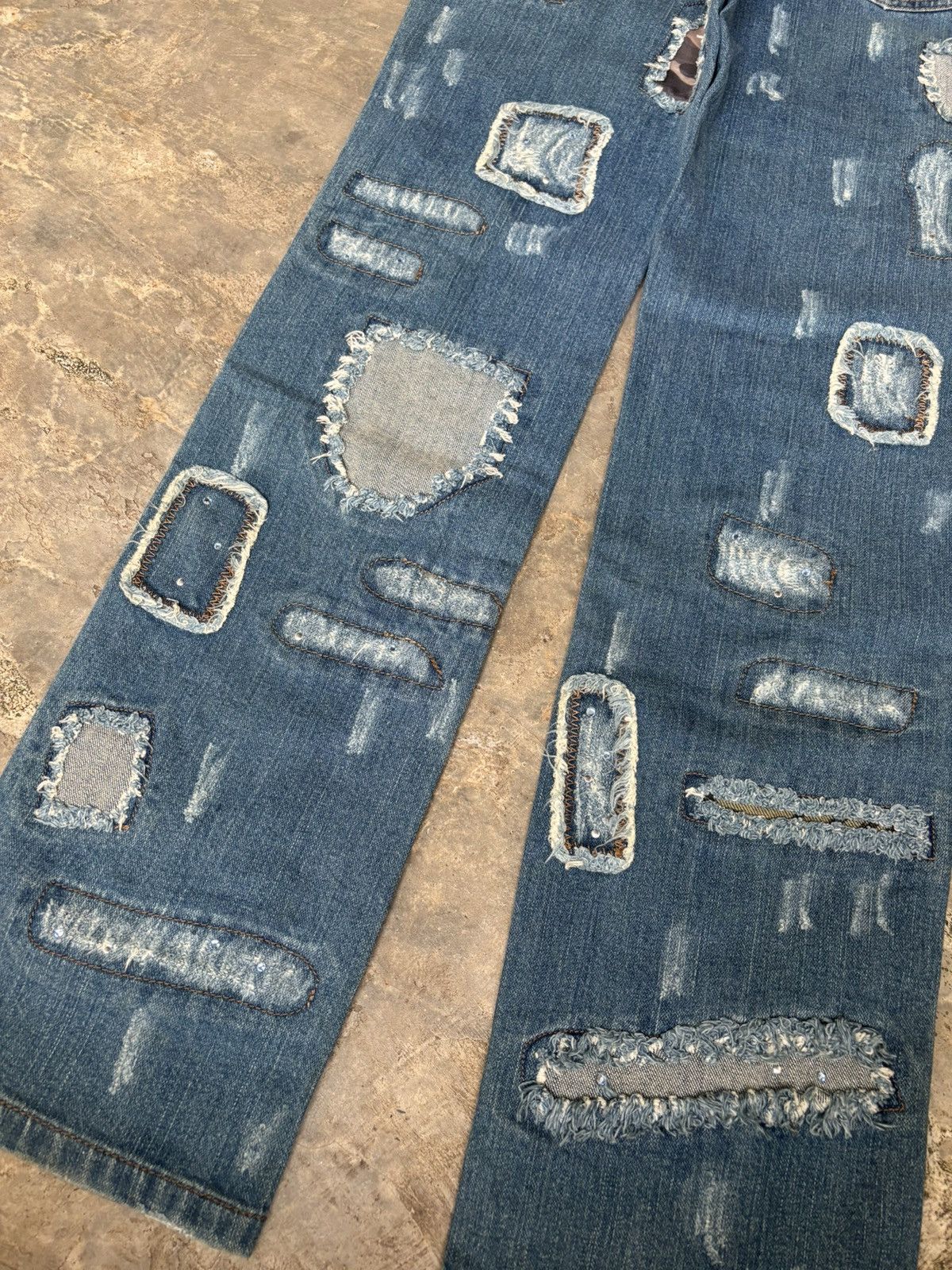 Hysteric Glamour × Japanese Brand Distressed Denim Japanese Luxury Style Jeans Size US 30 / EU 46 - 7 Thumbnail