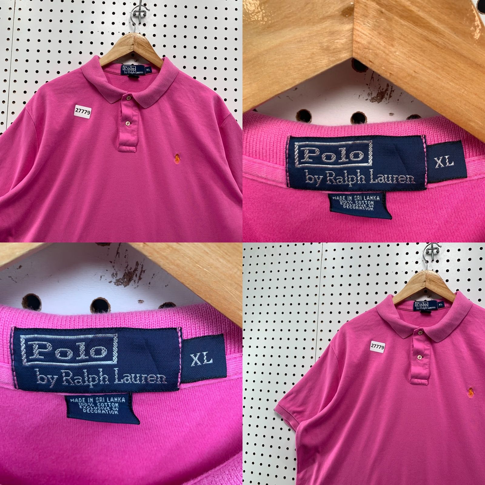 Polo Ralph Lauren Polo Ralph Lauren Shirt Pink Orange Pony Mens XL Casual Size US XL / EU 56 / 4 - 8 Thumbnail