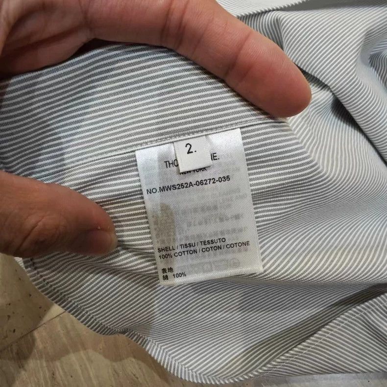 Thom Browne Thom Browne size2 short sleeve shirt Size US M / EU 48-50 / 2 - 7 Thumbnail