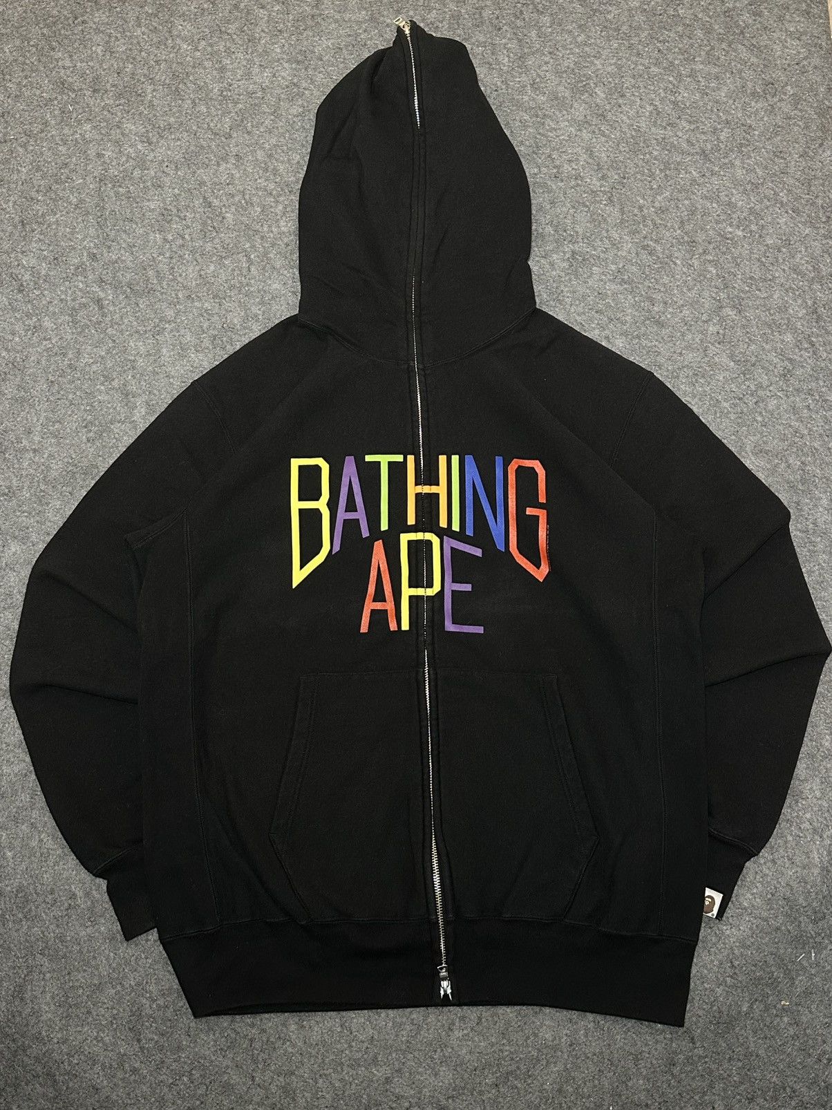 Bape A Bathing Ape full zip hoodie a rainbow "Bathing Ape". Size US XL / EU 56 / 4 - 1 Thumbnail