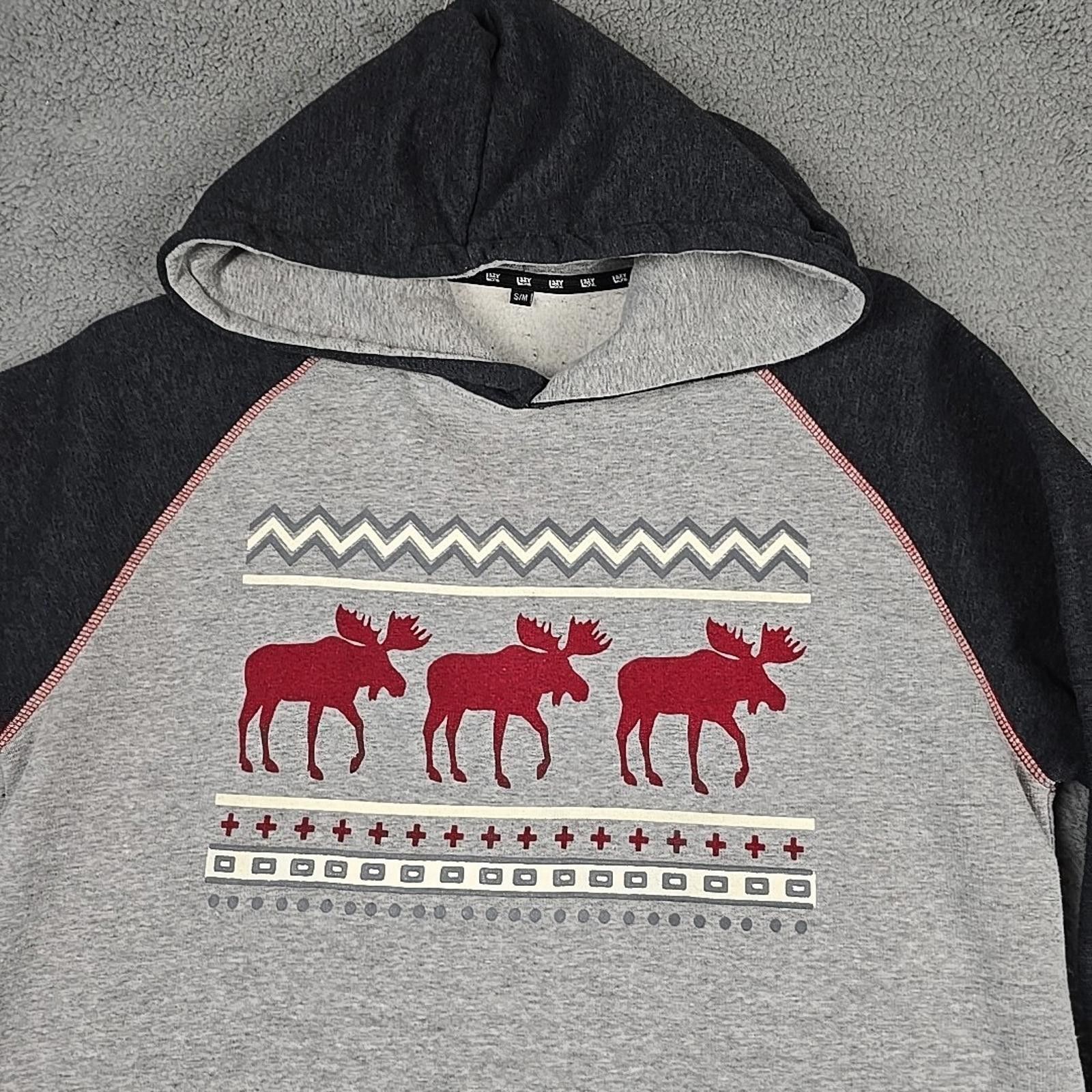 Other Lazy One Gray Sleep Fleece Hoodie Women’s Size S/M Size ONE SIZE - 2 Thumbnail