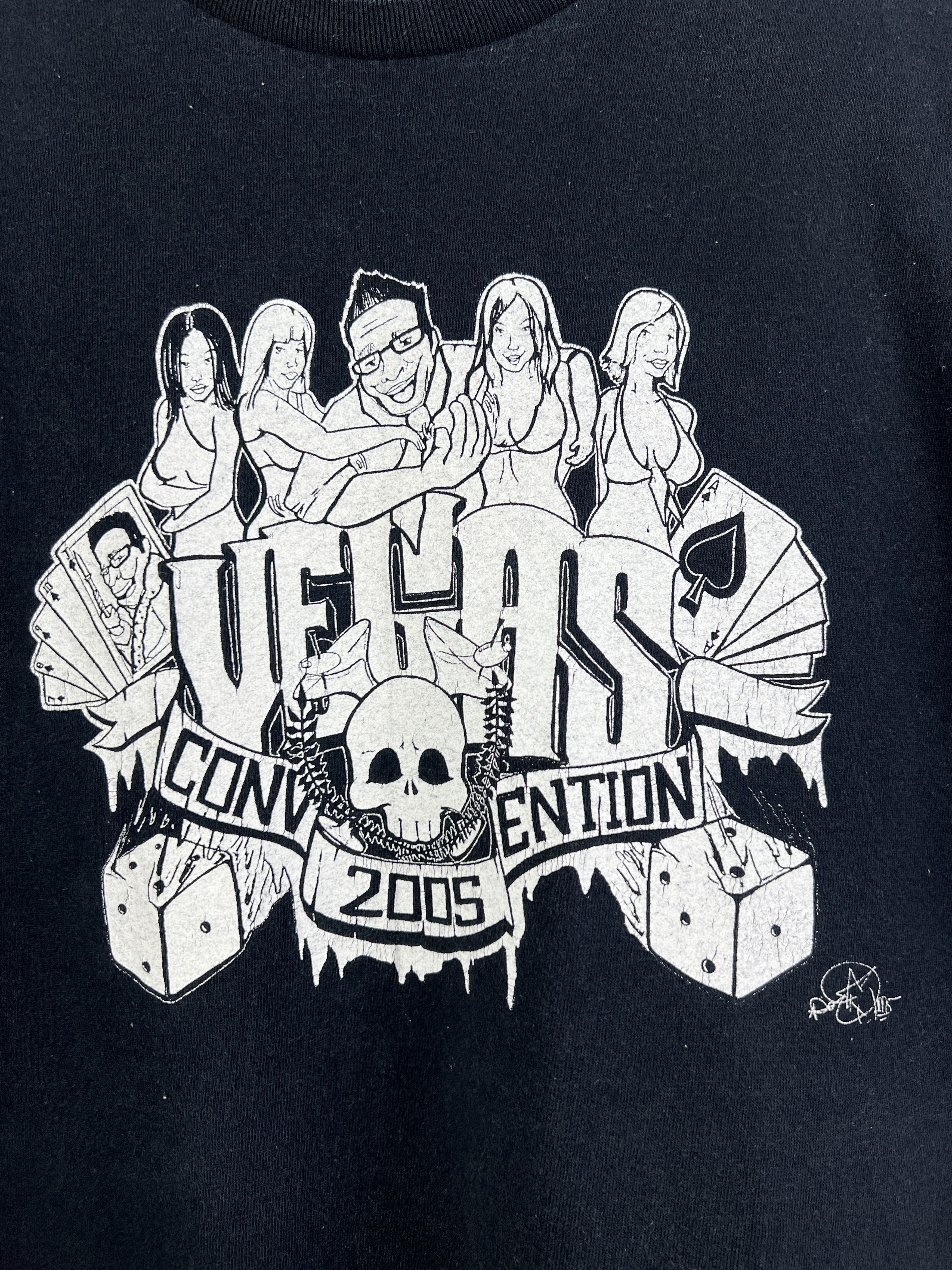 Vintage No.4662 Vintage Graphic Tee Las Vegas Convention '05 (XL) Size US XL / EU 56 / 4 - 2 Thumbnail