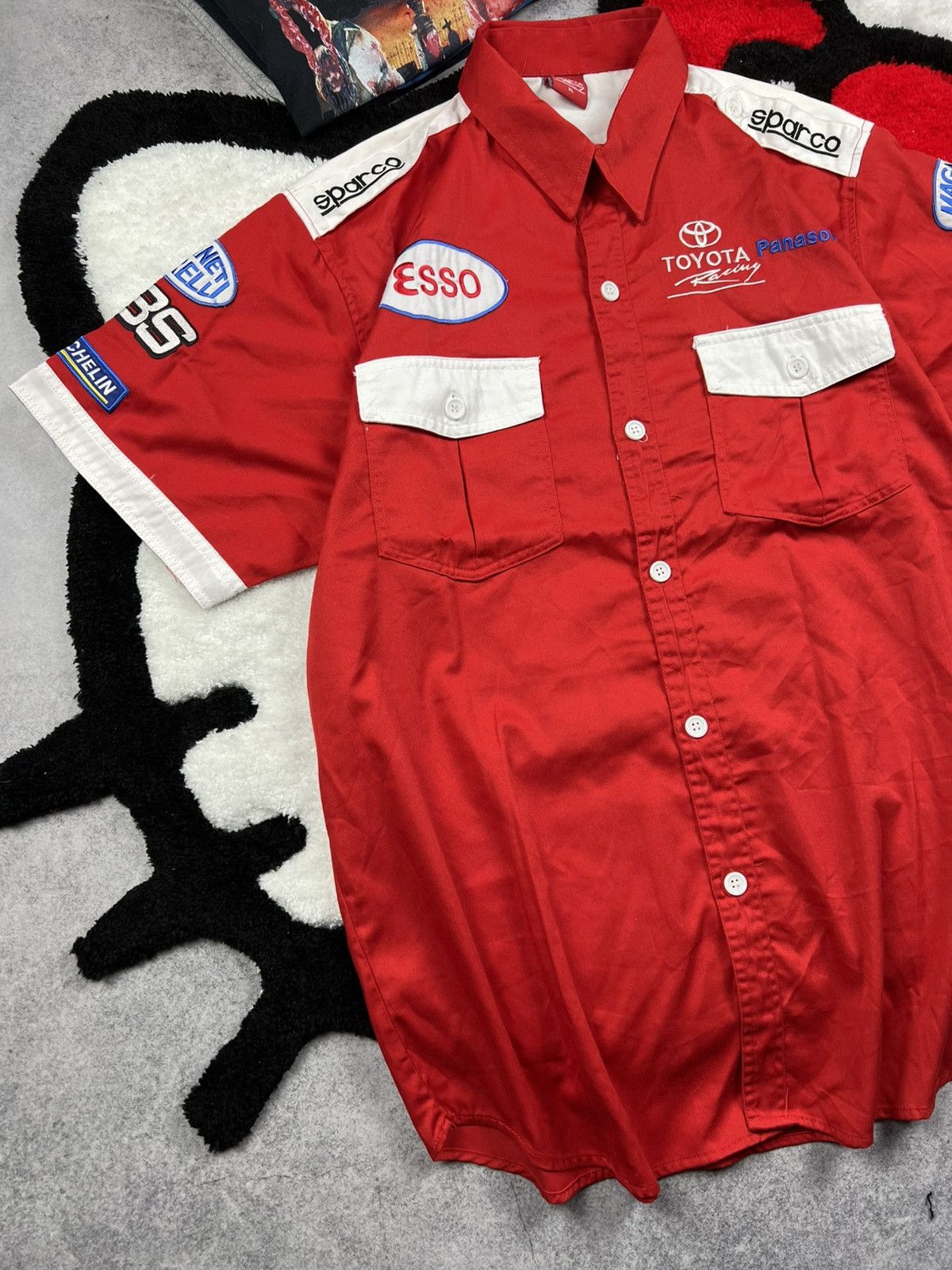 Formula 1 Vintage Toyota Panasonic Formula 1 Esso Racing Y2K Shirt Size US XL / EU 56 / 4 - 2 Thumbnail
