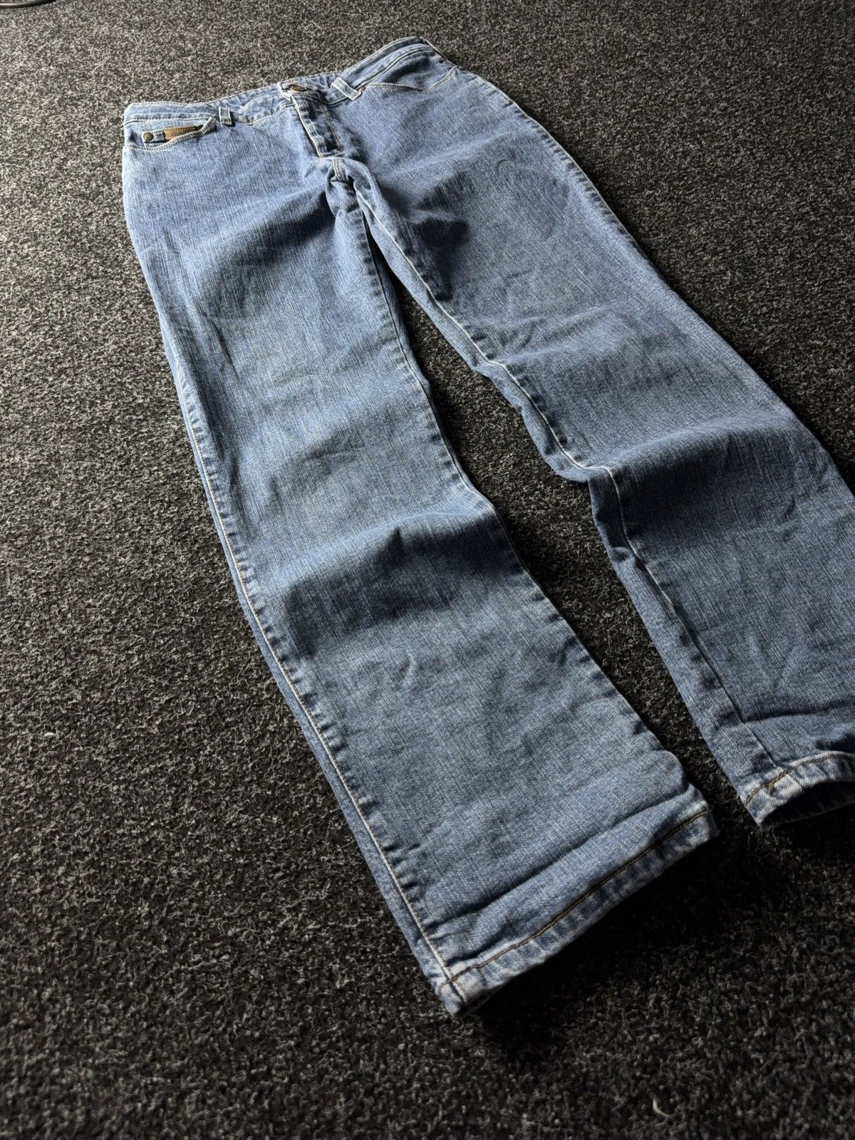 Wrangler Vintage Western Wrangler Straight Leg Jeans Denim Pants Size 31" - 2 Thumbnail