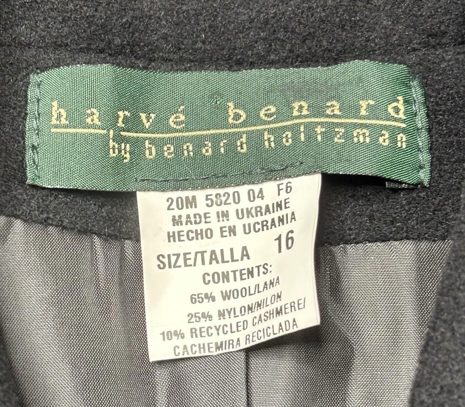 Harve Benard Harve Benard Pea Coat Jacket Women's Size 16 Cashmere Wool Size XXL / US 16-18 / IT 52-54 - 2 Thumbnail