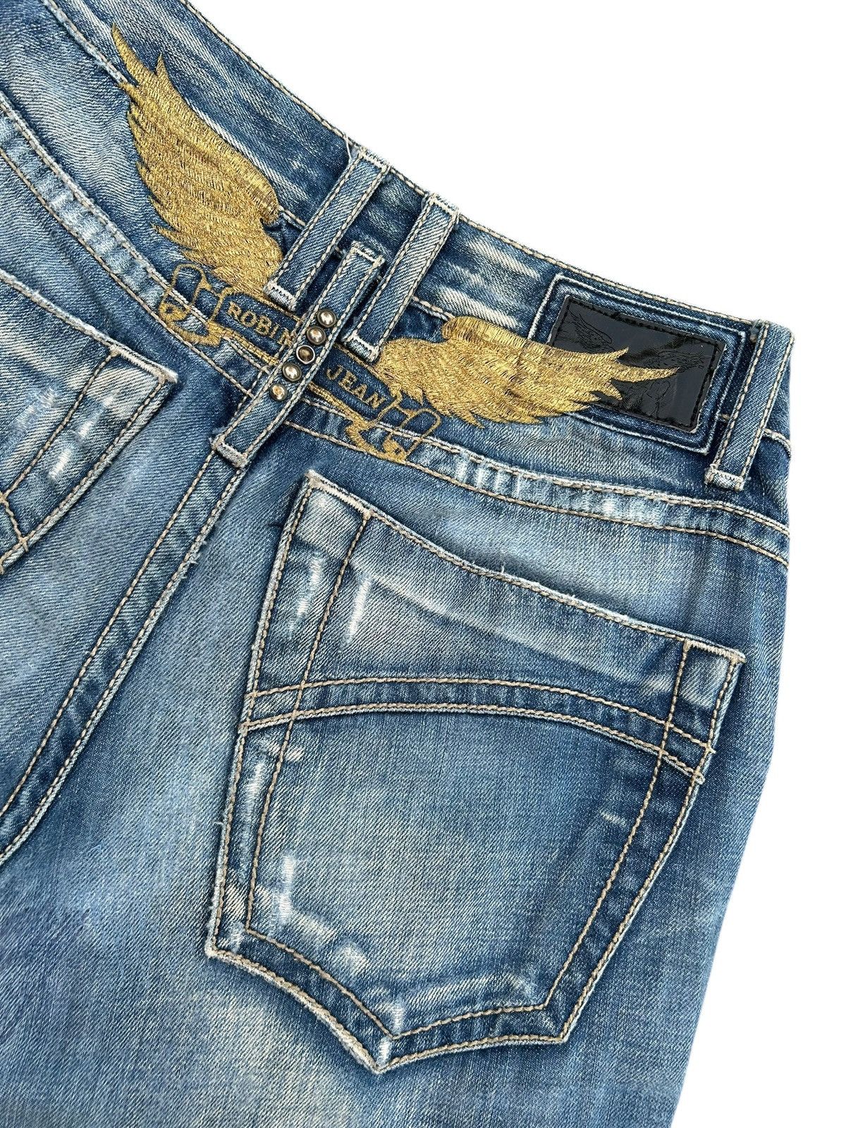 Robins Jeans ROBINS JEANS DISTRESSED DENIM JEANS Size US 31 - 6 Thumbnail
