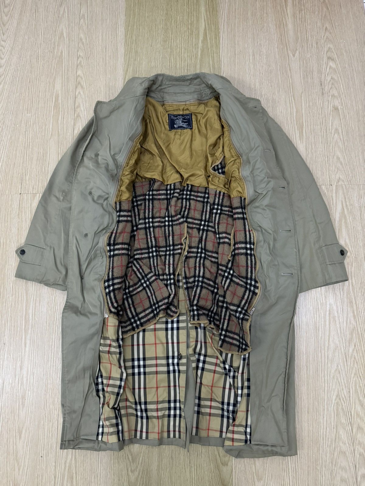 Burberry × Burberry Prorsum Burberry Nova Check Lining trench coat Size US M / EU 48-50 / 2 - 2 Thumbnail