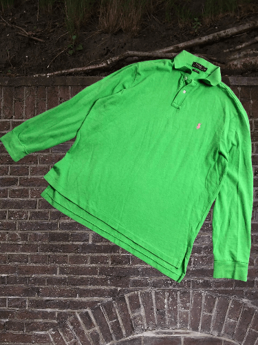 Polo Ralph Lauren × Vintage Vintage Polo Ralph Lauren Rugby Long Sleeve Logo Shirt Size US XL / EU 56 / 4 - 1 Thumbnail