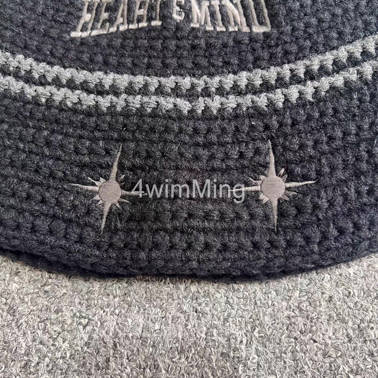 Billionaire Boys Club BBC Hand-Crocheted & Embroidered Knitted Bucket Hat Q7 Size ONE SIZE - 5 Thumbnail