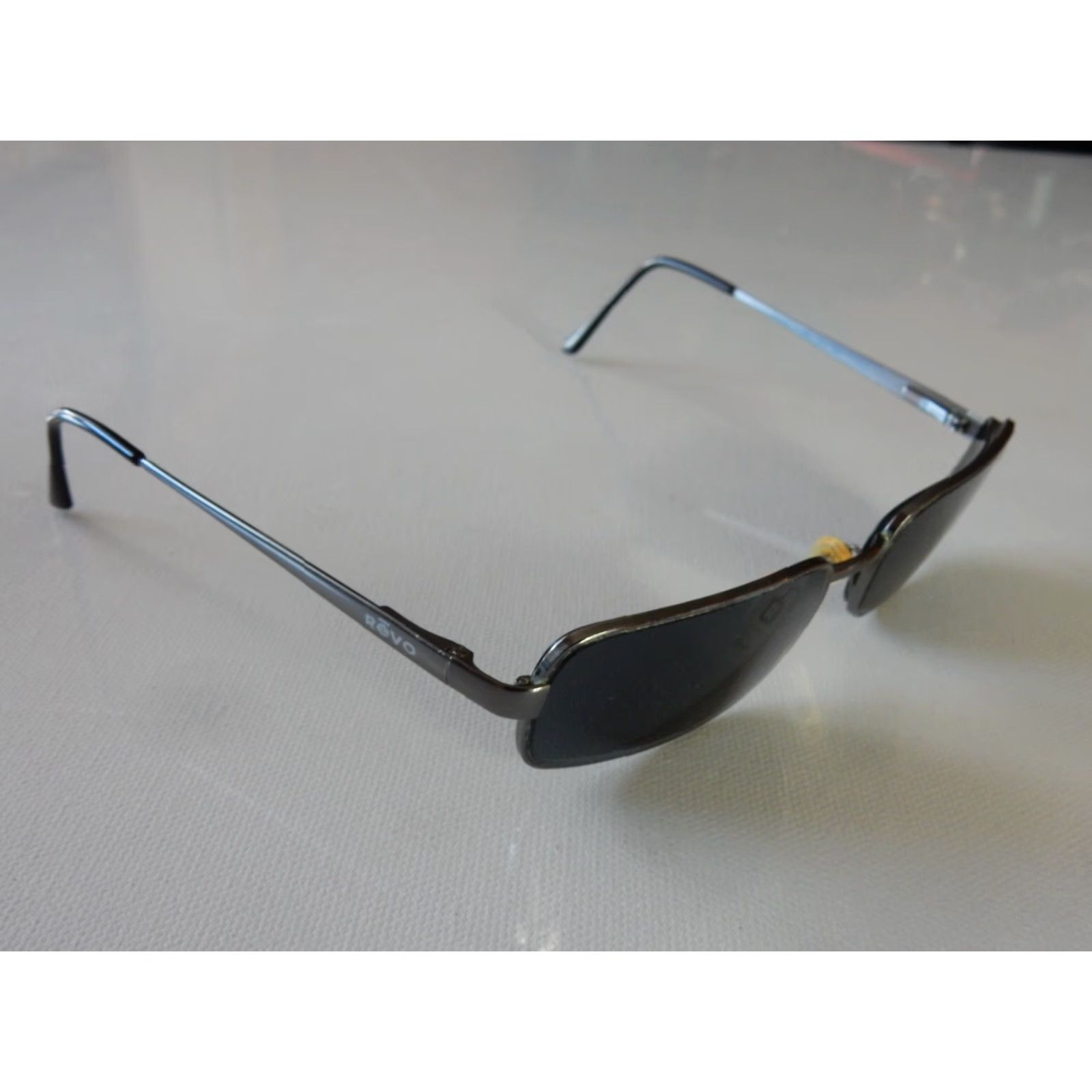 Vintage VINTAGE REVO Sunglasses Frames Only Men's Silver 55mm 18mm 135mm Prescription Size ONE SIZE - 3 Thumbnail