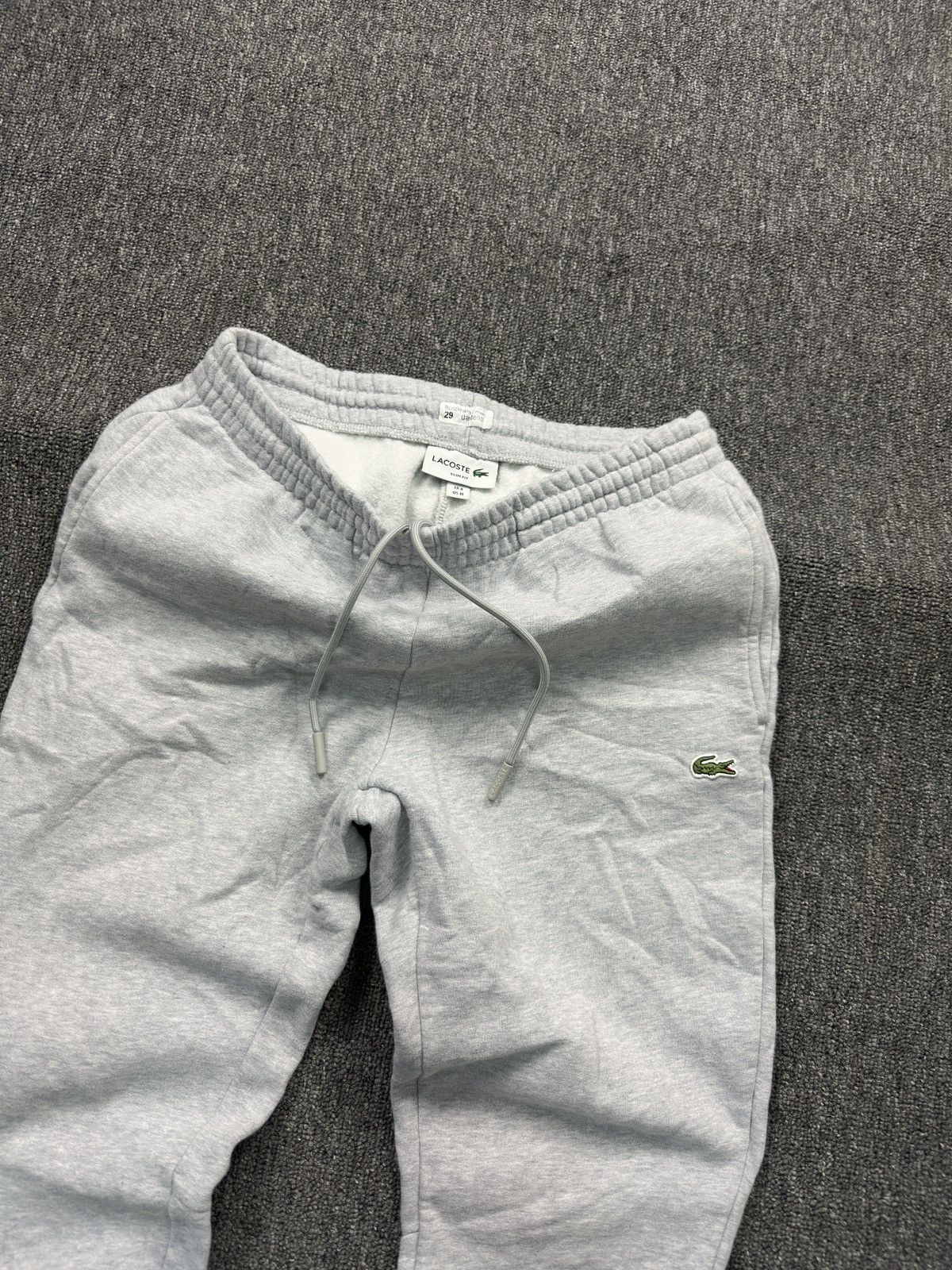 Lacoste Lacoste Gray Cotton Sweatpants Jogger Size M Size US 32 / EU 48 - 2 Thumbnail