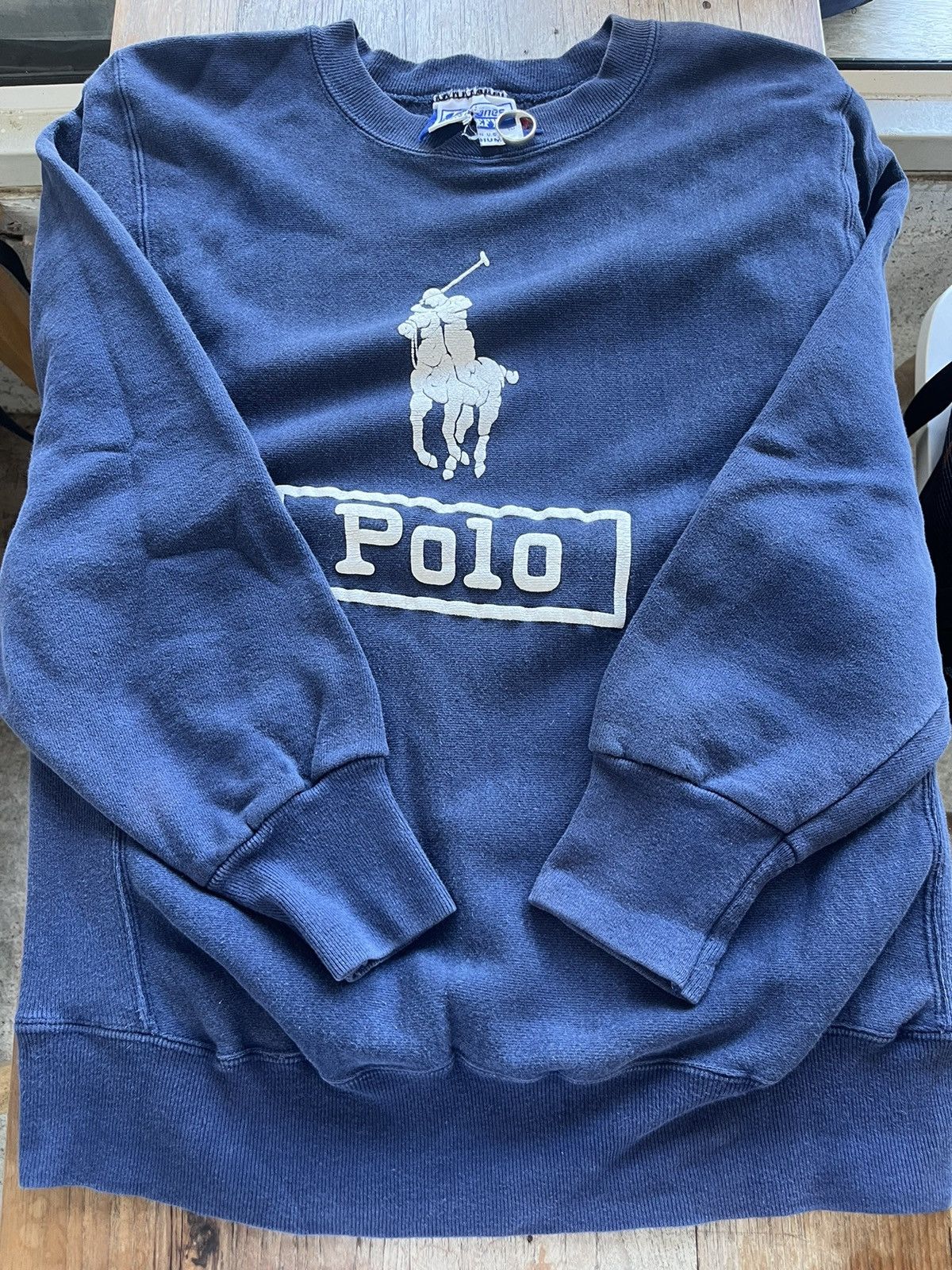 Polo Ralph Lauren × Vintage Vintage Polo bootleg Sweater shirt Size US M / EU 48-50 / 2 - 6 Thumbnail