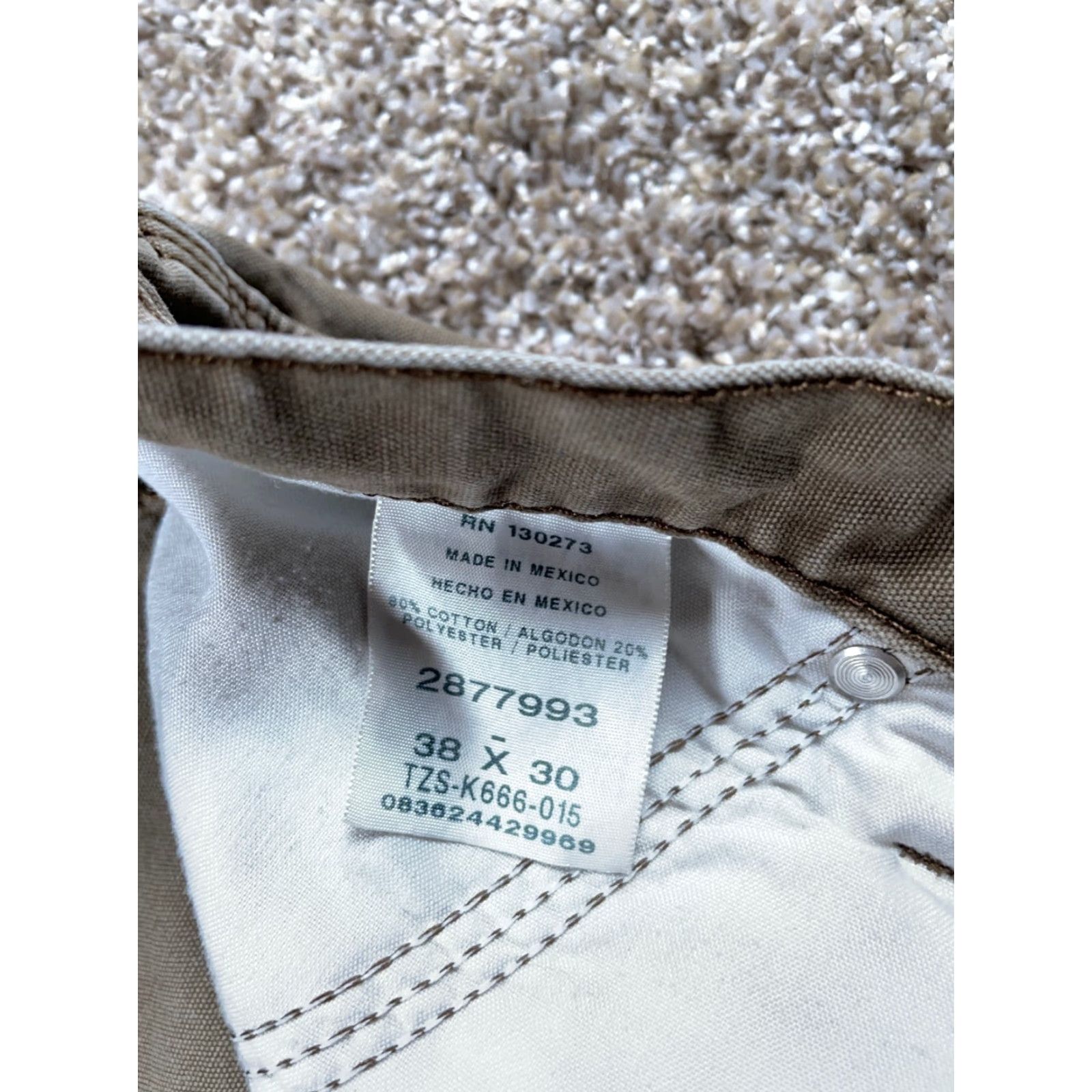 Lee VINTAGE Lee Canvas Carpenter Pants Mens 38 x 30 Brown Workwear Grunge Y2K Pants Size US 38 / EU 54 - 4 Thumbnail