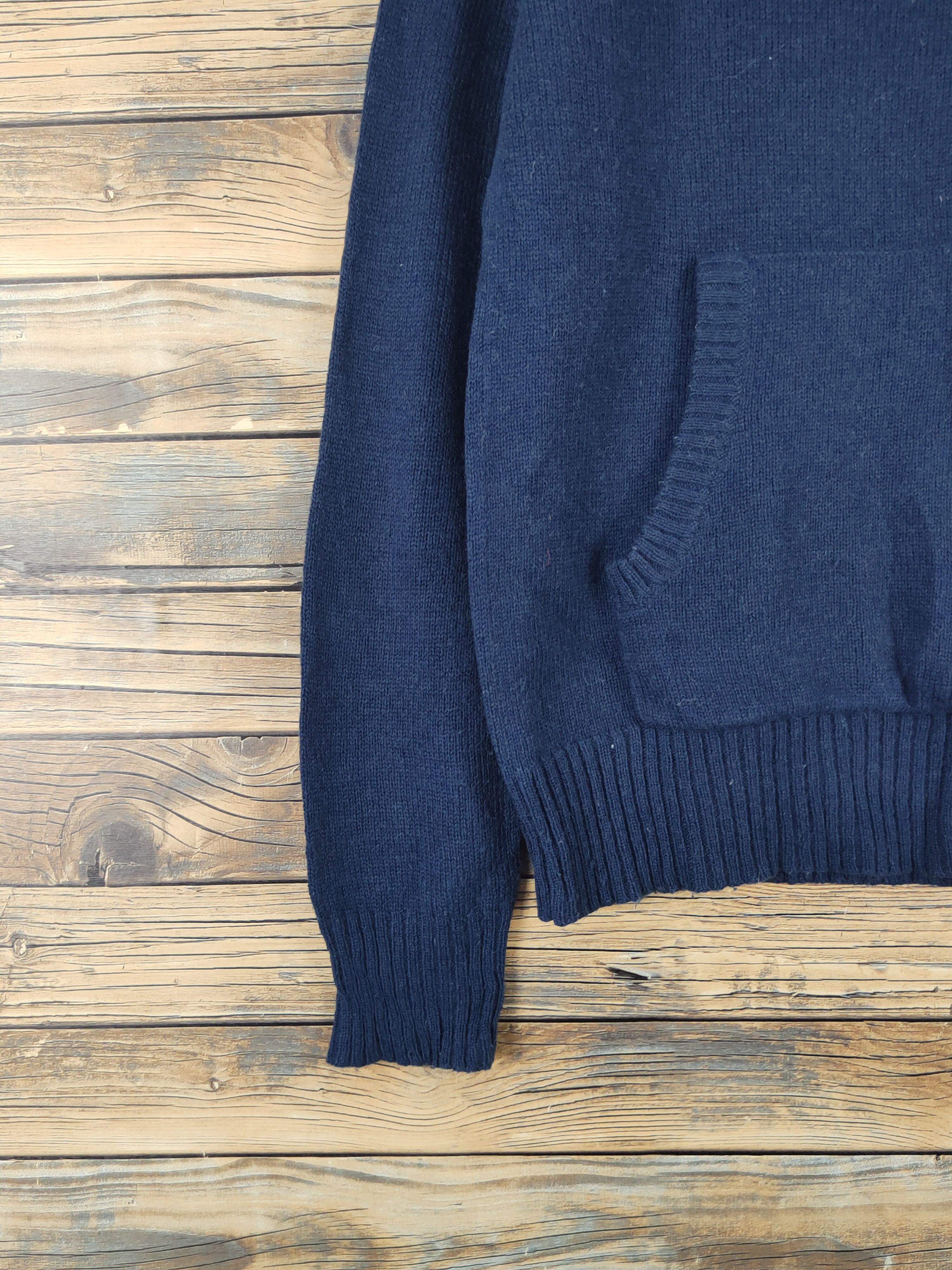 Gap Gap lambwool Navy 1969 Hoodie Knitwear Sweatshirts #W1661 Size US S / EU 44-46 / 1 - 4 Thumbnail