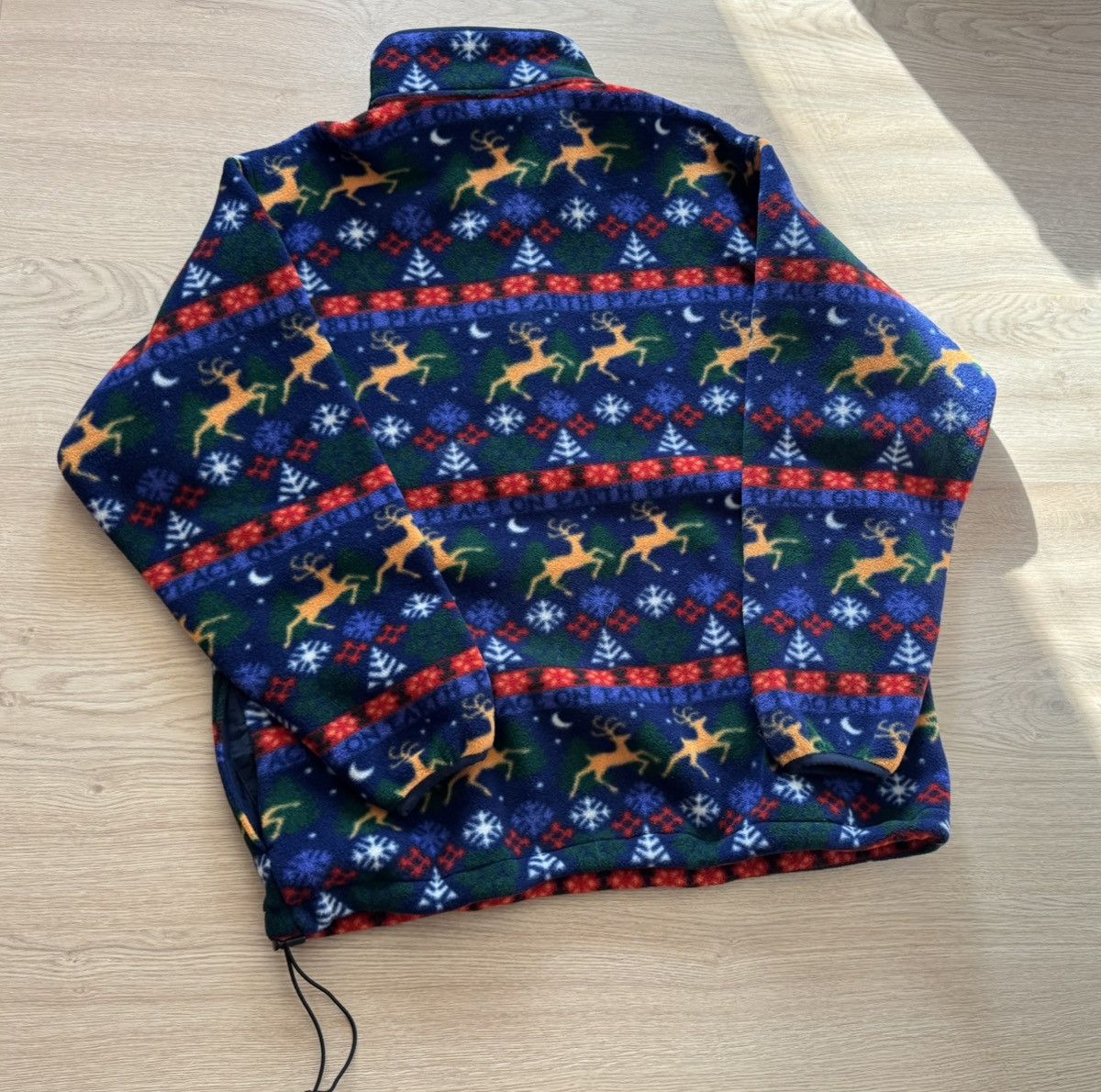 L.L. Bean Vintage 00’s L.L. Bean Over Print Fleece Pullover Size US L / EU 52-54 / 3 - 4 Thumbnail