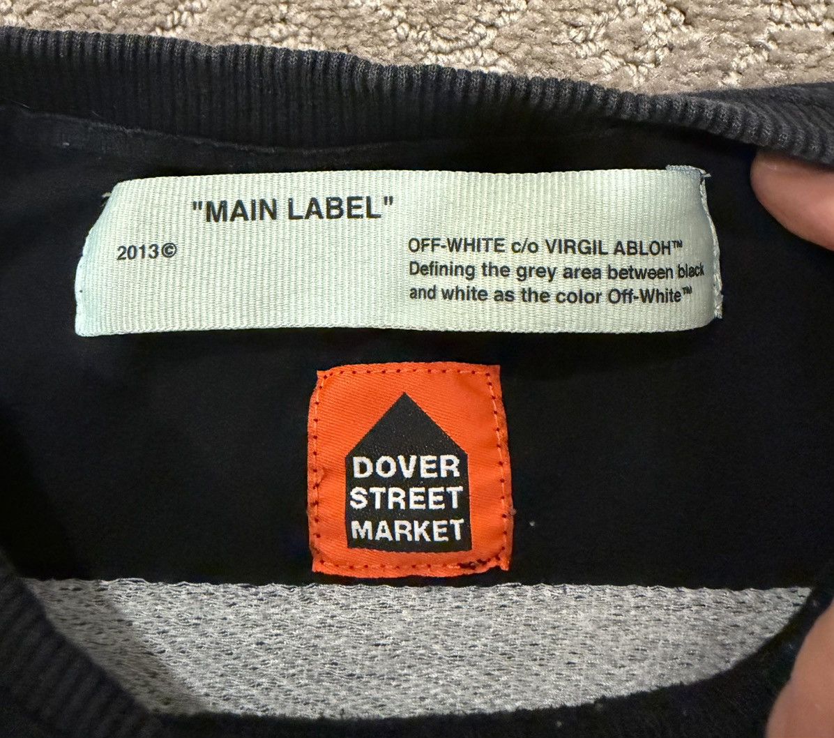 Dover Street Market × Off-White Off-White x DSM Gradient T-Shirt Black Size US M / EU 48-50 / 2 - 2 Thumbnail