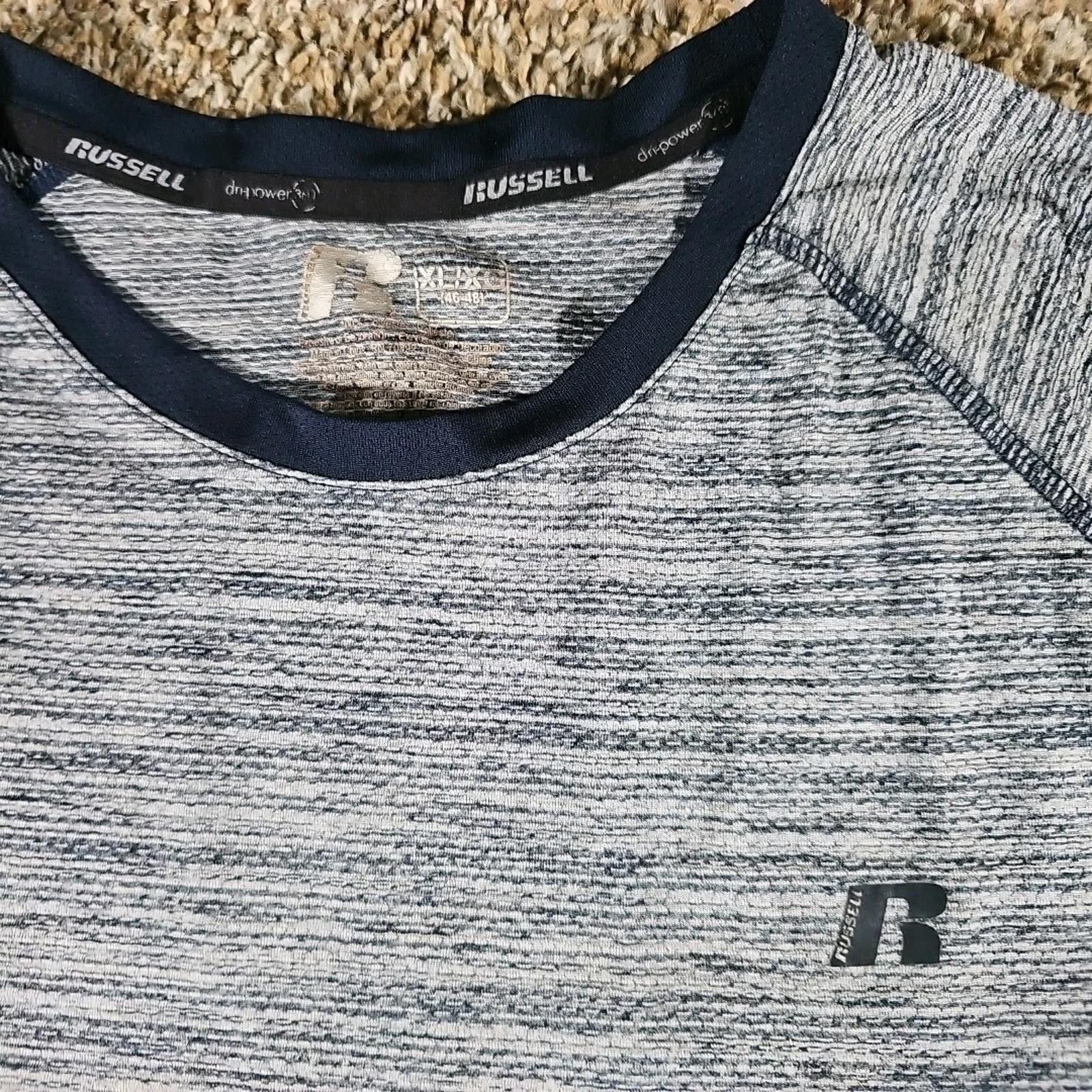 Russell Athletic Russell DryPower 360 XL Gray Workout Tshirt Size US XL / EU 56 / 4 - 2 Thumbnail