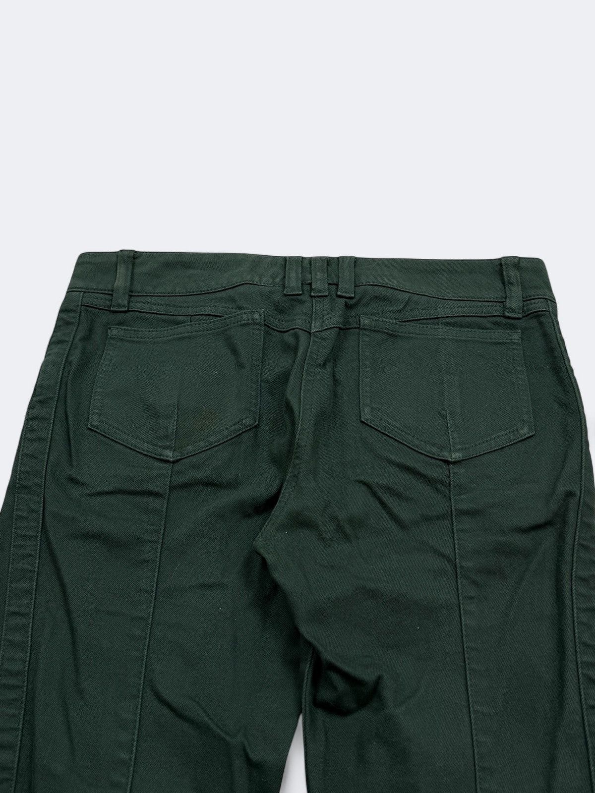 Balmain Balmain Dark Green Biker Skinny Jeans Pants Size 26" / US 2 / IT 38 - 11 Thumbnail