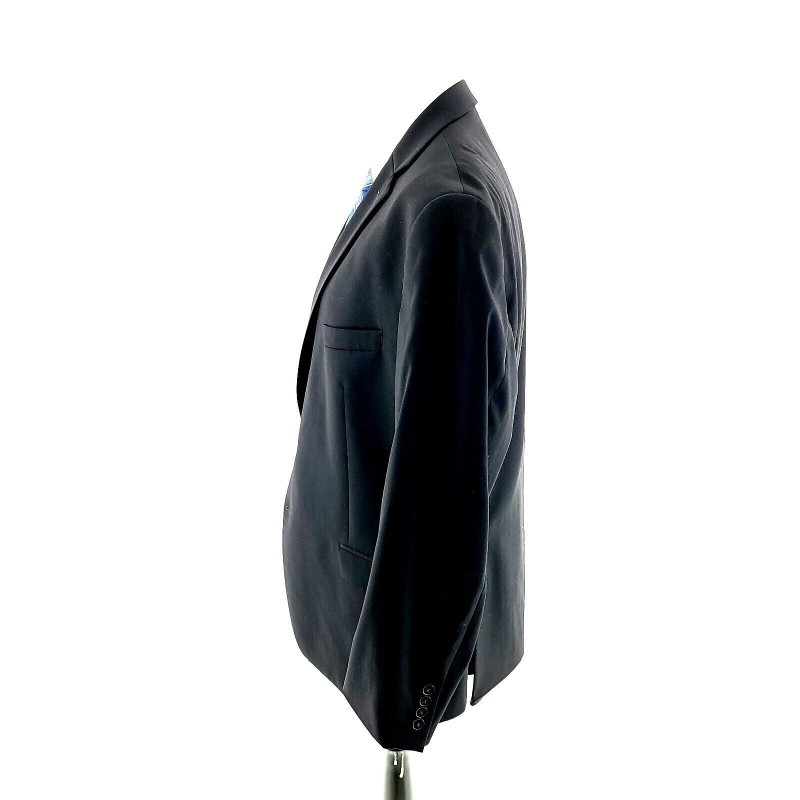 Calvin Klein Calvin Klein Wool 2 Button Blazer 42R Black Tagged 46R Has B Size 42R - 4 Thumbnail
