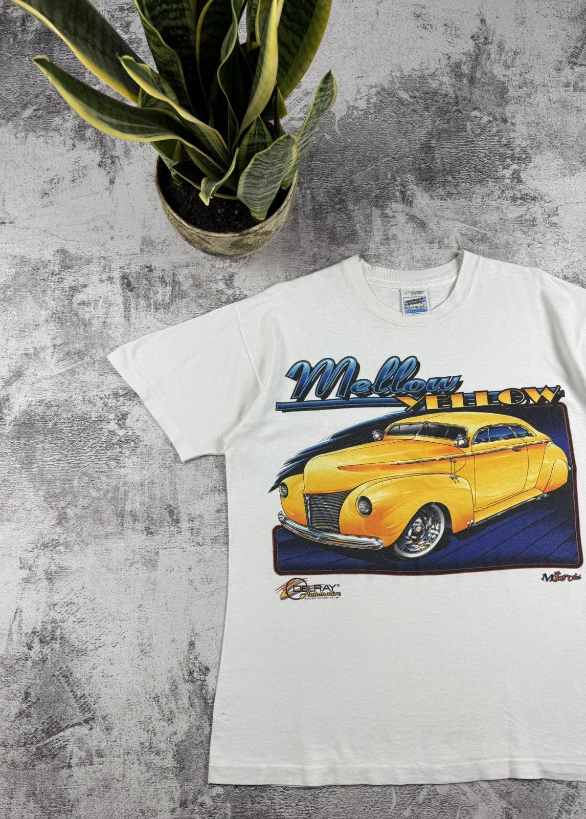 Other Mellow Yellow Honda 1997 Delray Moto Formula 1 T Shirt Tee Size US L / EU 52-54 / 3 - 2 Thumbnail
