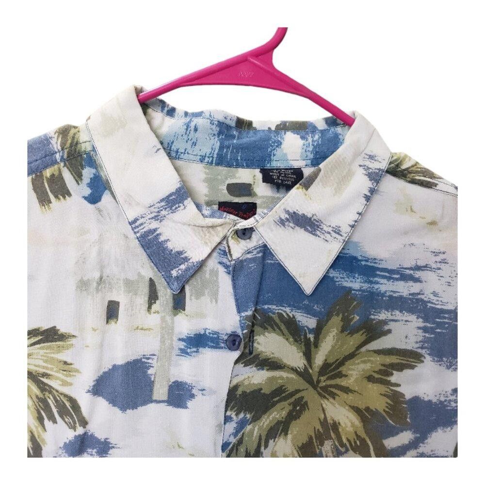 Designer CT1548 Men's Montage Tropics Tropical Casual Summer Shirt Size US XL / EU 56 / 4 - 2 Thumbnail