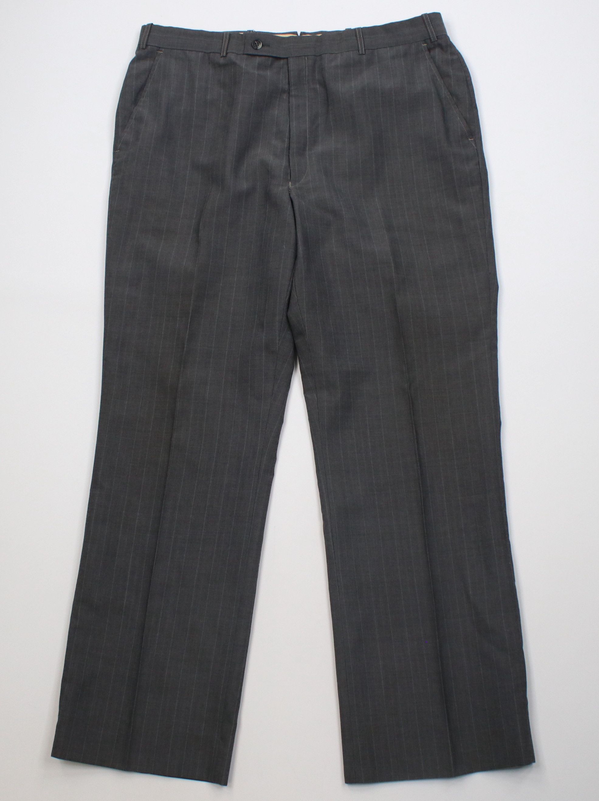 Vintage Vintage 70s Streetwear Wool Knit Wide Leg Chino Pants Size US 36 / EU 52 - 1 Thumbnail
