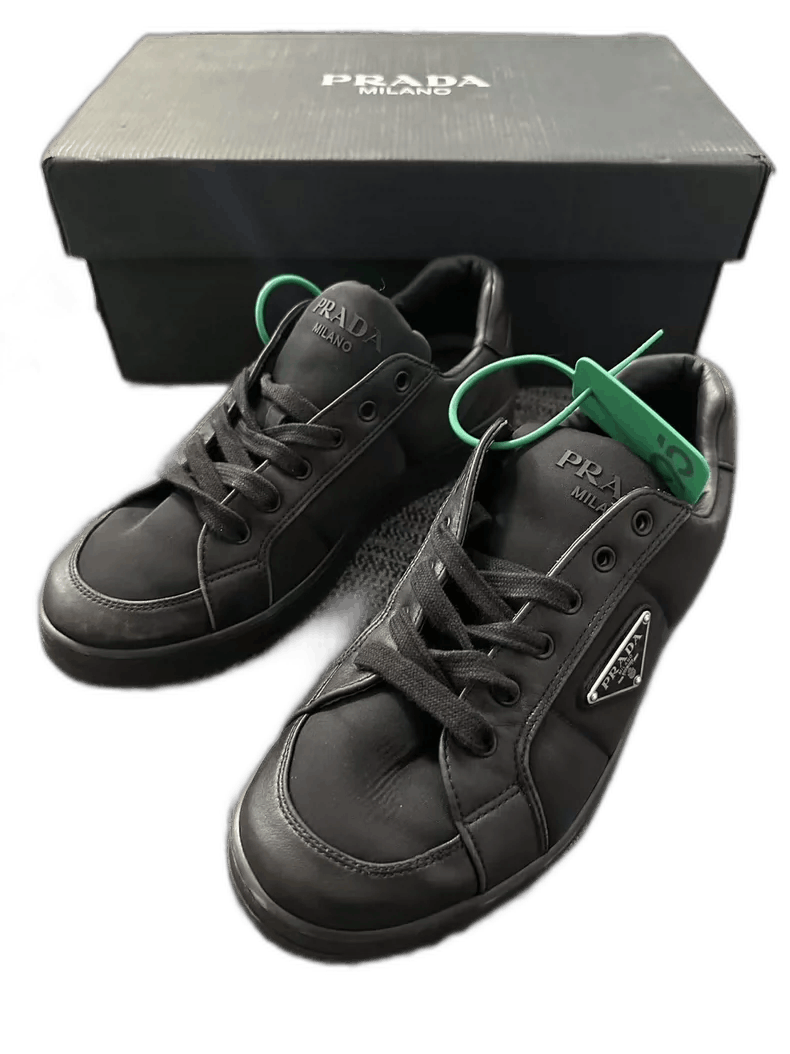 Prada Prada Nylon and Leather Casual Men's Shoes Size US 7.5 / EU 40-41 - 1 Thumbnail