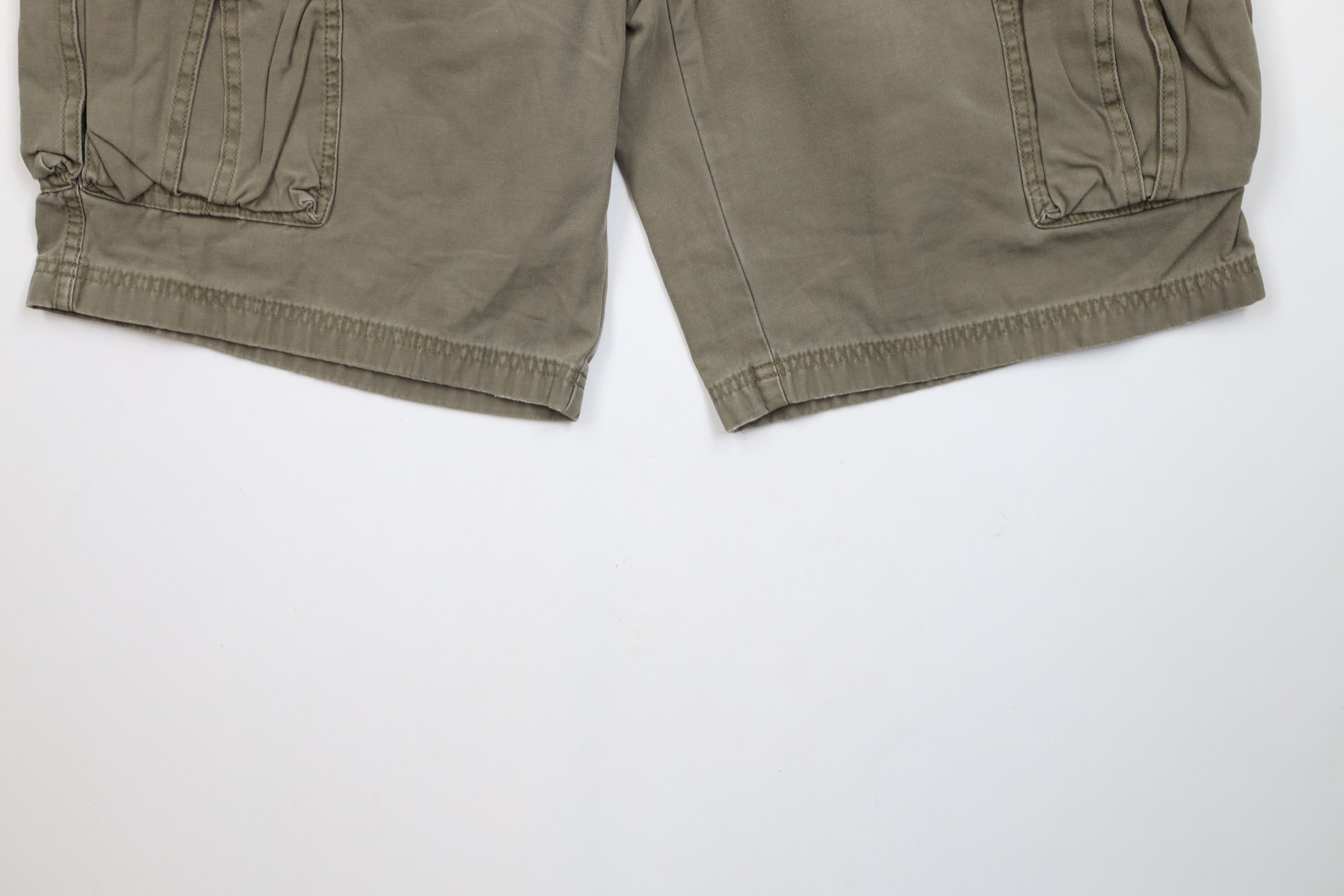 The North Face × Vintage Vintage The North Face Spell Baggy Fit Cargo Shorts Green Size US 38 / EU 54 - 4 Thumbnail