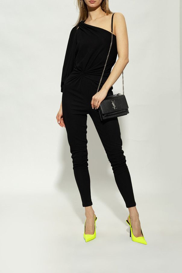 Saint Laurent Paris o1s1wg111024 Kiss Slingback Pumps Patent Leather Neon Green Size US 10 / IT 40 - 3 Thumbnail