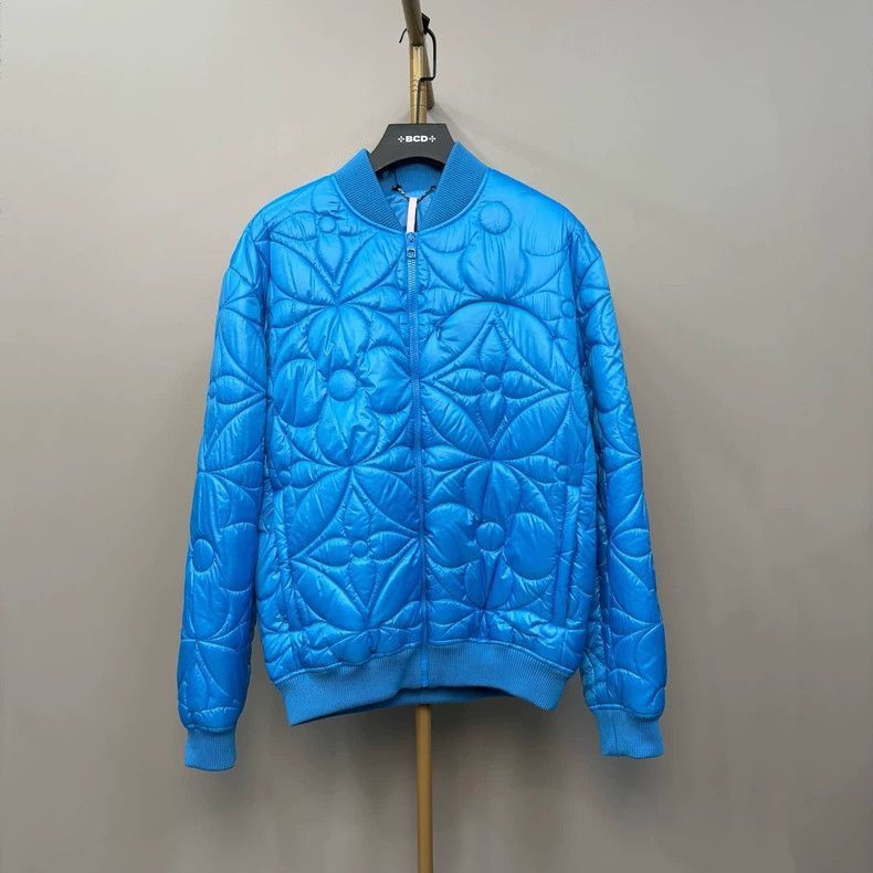 Louis Vuitton Louis Vuitton Blue Baseball Jacket-2506 Size US XXL / EU 58 / 5 - 1 Thumbnail