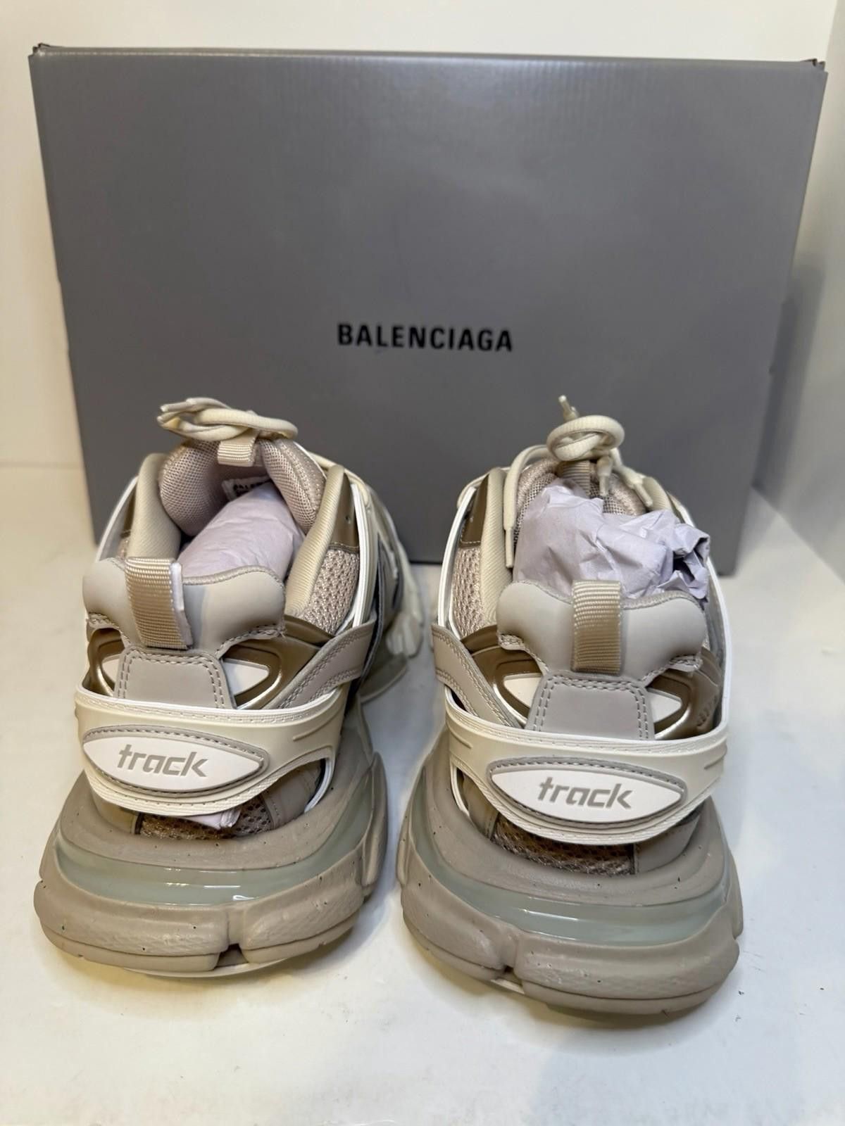 Balenciaga Balenciaga Track Sneakers Speckled Beige SZ 46 Brand New Size US 13 / EU 46 - 3 Thumbnail
